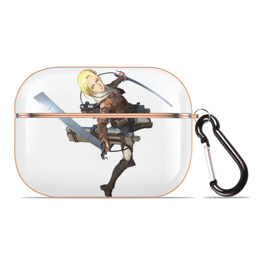 （画像用） 進撃の巨人 アニ・レオンハート Attack on Titan Annie Leonhart 【AirPods Pro用】ハードシェル保護ケース｜耐衝撃・防指紋・カラビナ付き商品仕様
