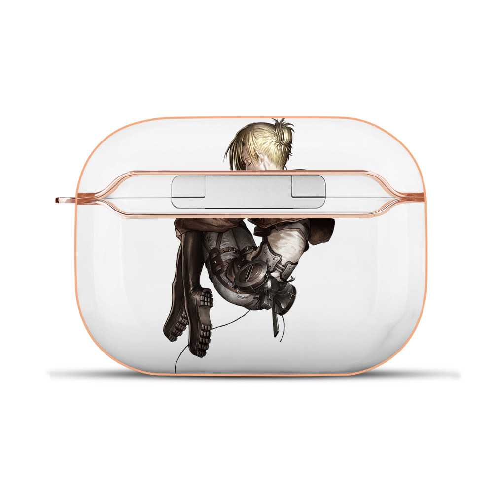 （画像用） 進撃の巨人 アニ・レオンハート Attack on Titan Annie Leonhart 【AirPods Pro用】ハードシェル保護ケース｜耐衝撃・防指紋・カラビナ付き商品仕様