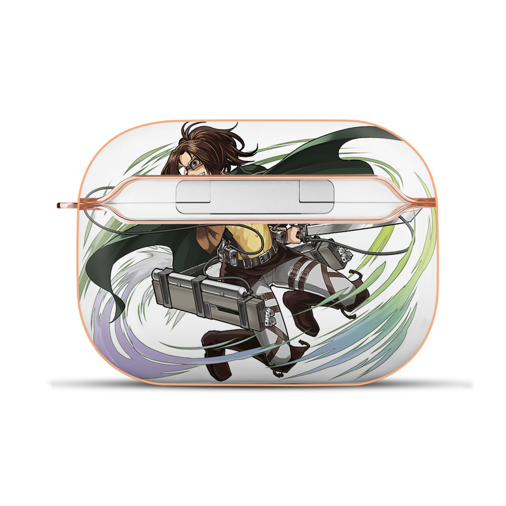 （画像用） 進撃の巨人 ハンジ·ゾエ Attack on Titan Hanji Zoe 【AirPods Pro用】ハードシェル保護ケース｜耐衝撃・防指紋・カラビナ付き商品仕様