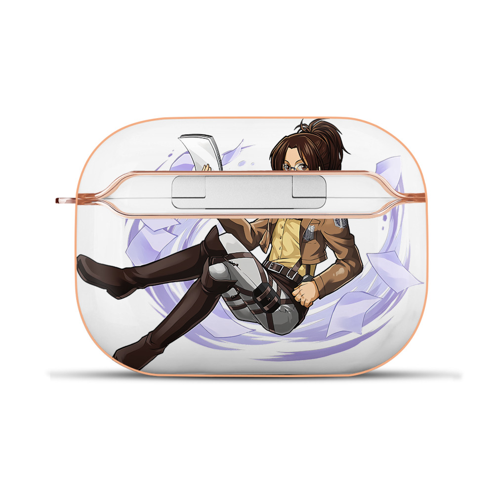 （画像用） 進撃の巨人 ハンジ·ゾエ Attack on Titan Hanji Zoe 【AirPods Pro用】ハードシェル保護ケース｜耐衝撃・防指紋・カラビナ付き商品仕様