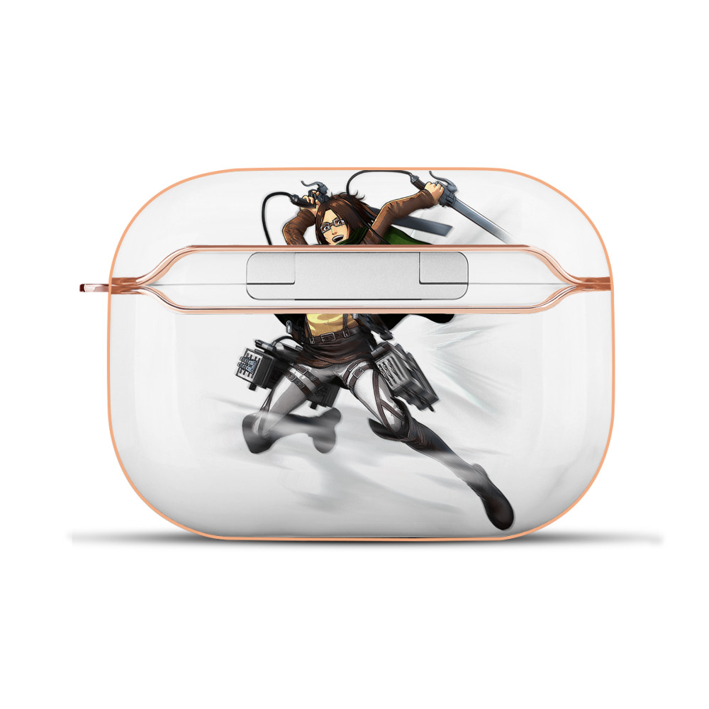 （画像用） 進撃の巨人 ハンジ·ゾエ Attack on Titan Hanji Zoe 【AirPods Pro用】ハードシェル保護ケース｜耐衝撃・防指紋・カラビナ付き商品仕様