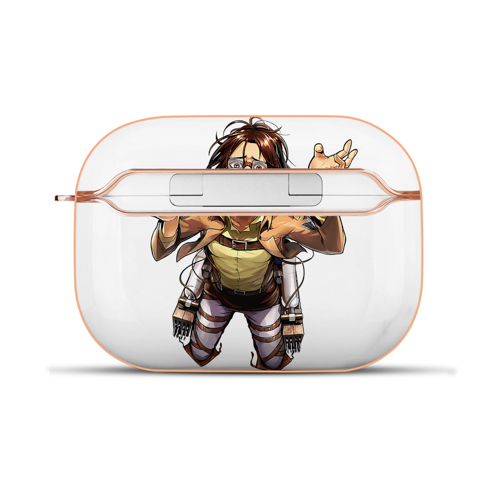 （画像用） 進撃の巨人 ハンジ·ゾエ Attack on Titan Hanji Zoe 【AirPods Pro用】ハードシェル保護ケース｜耐衝撃・防指紋・カラビナ付き商品仕様