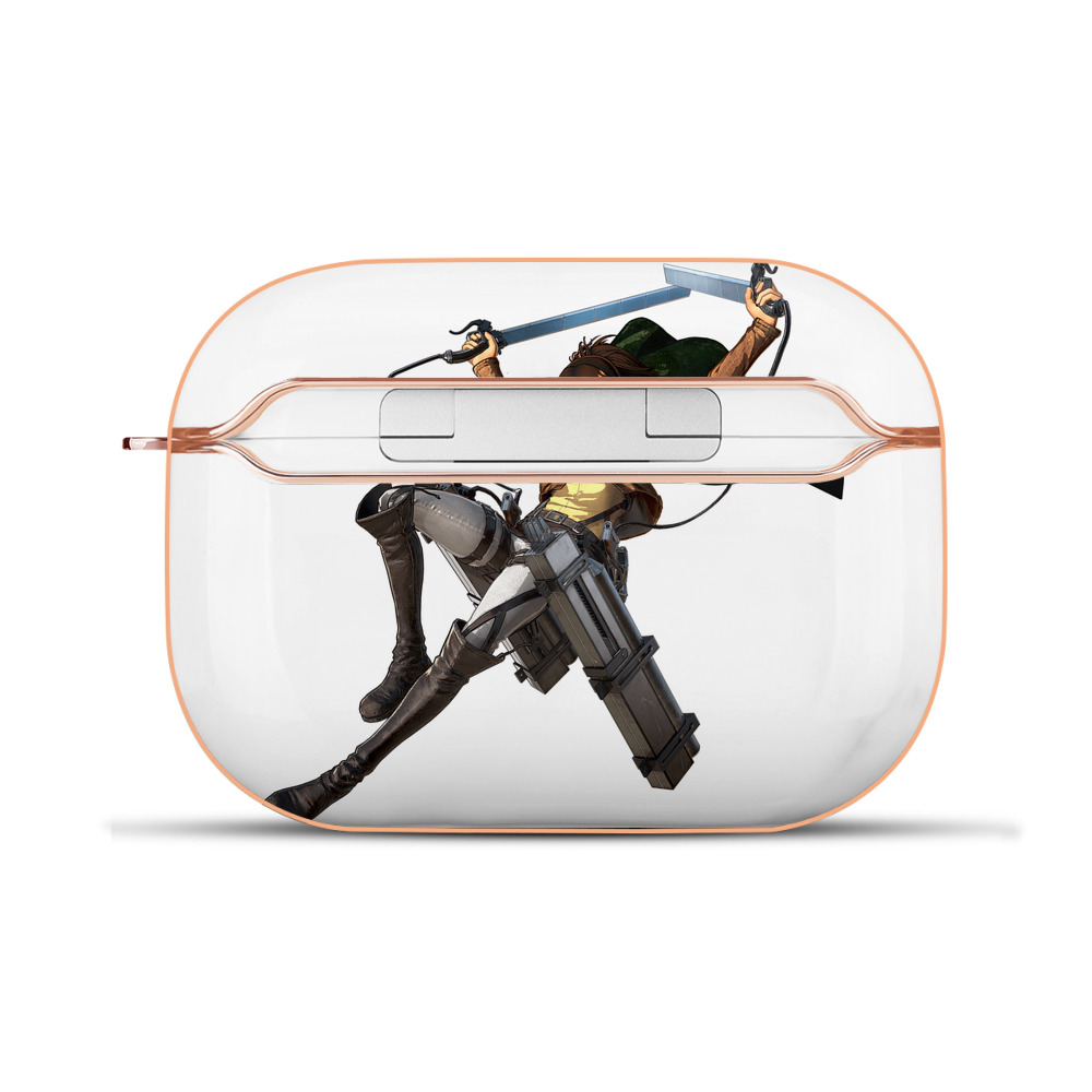 （画像用） 進撃の巨人 ハンジ·ゾエ Attack on Titan Hanji Zoe 【AirPods Pro用】ハードシェル保護ケース｜耐衝撃・防指紋・カラビナ付き商品仕様