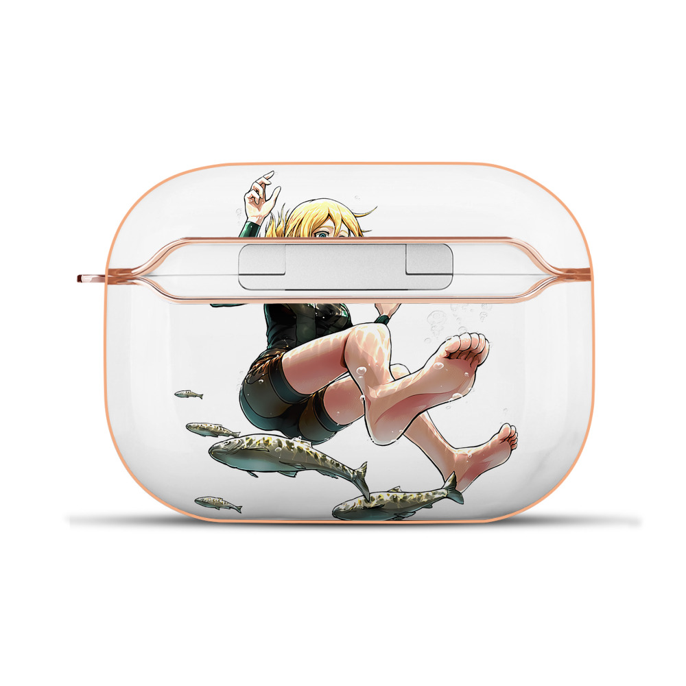 （画像用） 進撃の巨人 クリスタ·レンズ Attack on Titan Christa Lenz 【AirPods Pro用】ハードシェル保護ケース｜耐衝撃・防指紋・カラビナ付き商品仕様