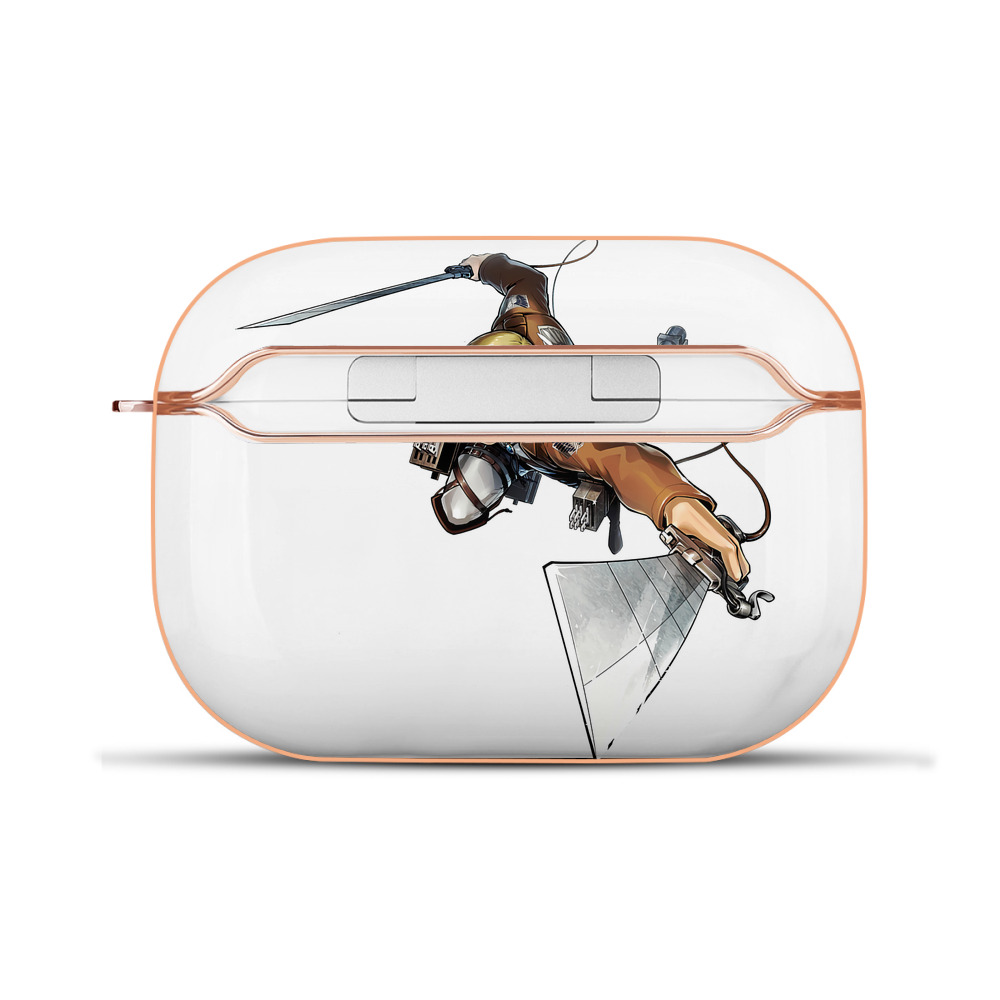 （画像用） 進撃の巨人 エルヴィン・スミス Attack on Titan Erwin Smith 【AirPods Pro用】ハードシェル保護ケース｜耐衝撃・防指紋・カラビナ付き商品仕様