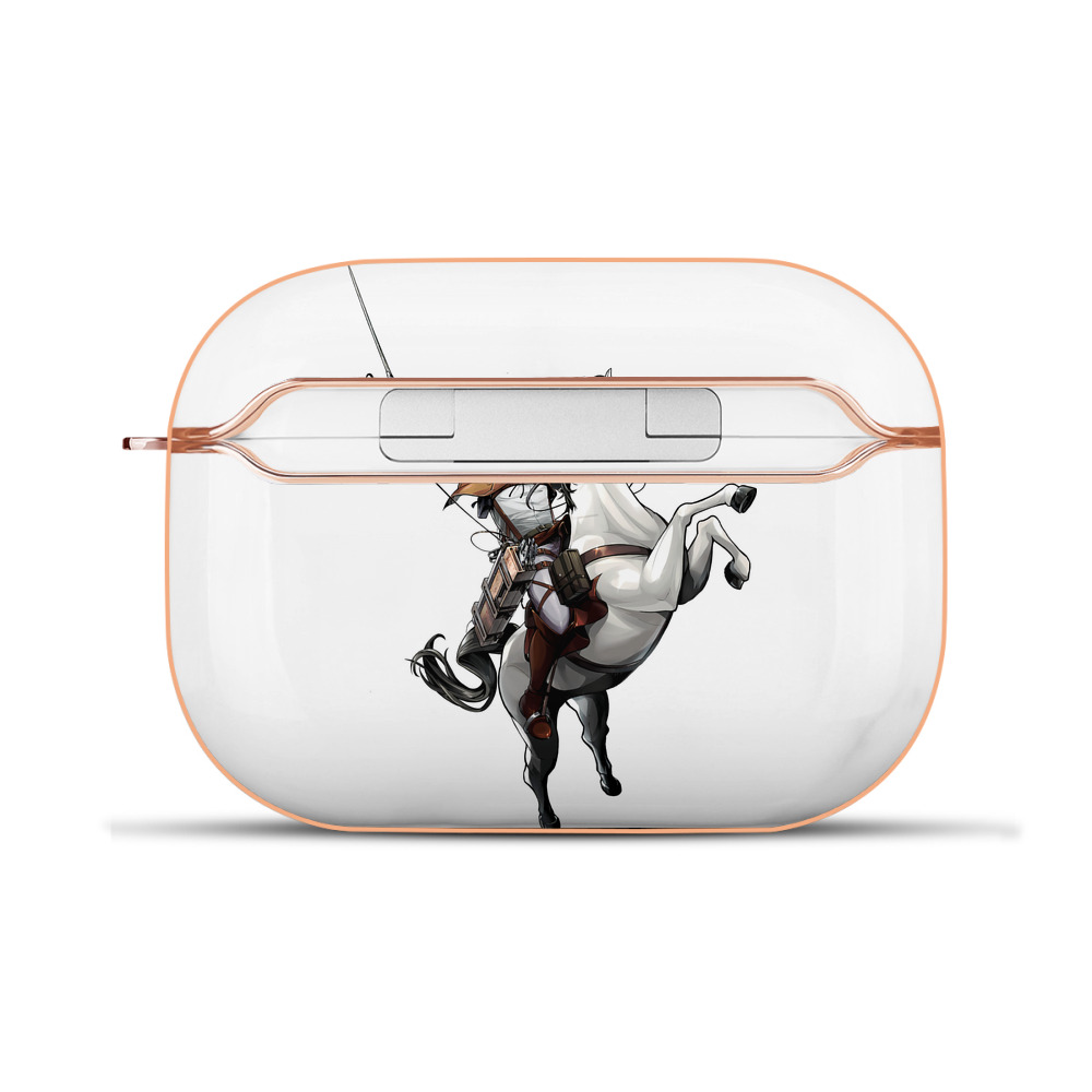 （画像用） 進撃の巨人 エルヴィン・スミス Attack on Titan Erwin Smith 【AirPods Pro用】ハードシェル保護ケース｜耐衝撃・防指紋・カラビナ付き商品仕様