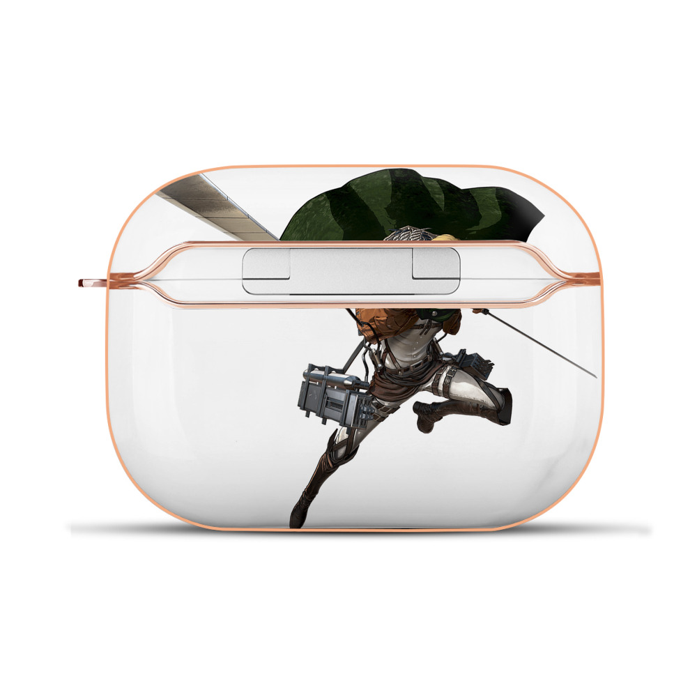 （画像用） 進撃の巨人 エルヴィン・スミス Attack on Titan Erwin Smith 【AirPods Pro用】ハードシェル保護ケース｜耐衝撃・防指紋・カラビナ付き商品仕様