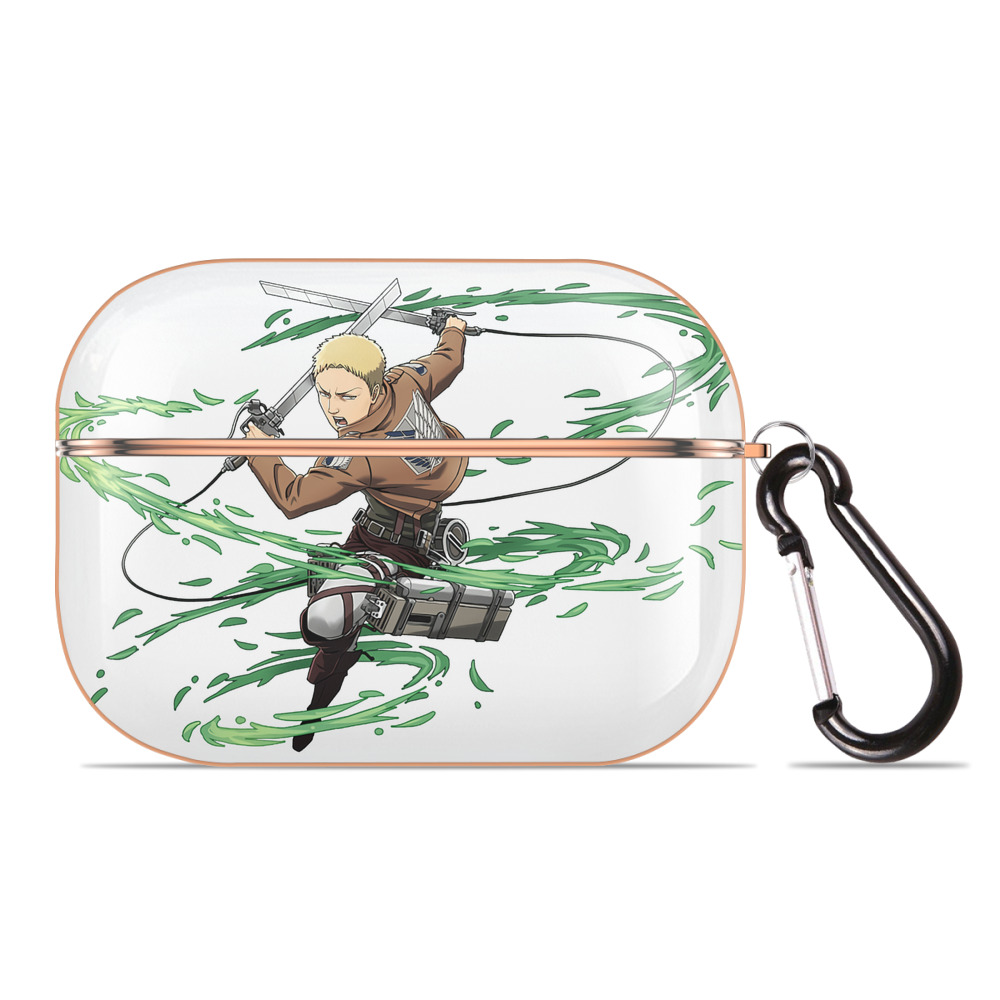 （画像用） 進撃の巨人 ライナー・ブラウン Attack on Titan Reiner Braun 【AirPods Pro用】ハードシェル保護ケース｜耐衝撃・防指紋・カラビナ付き商品仕様