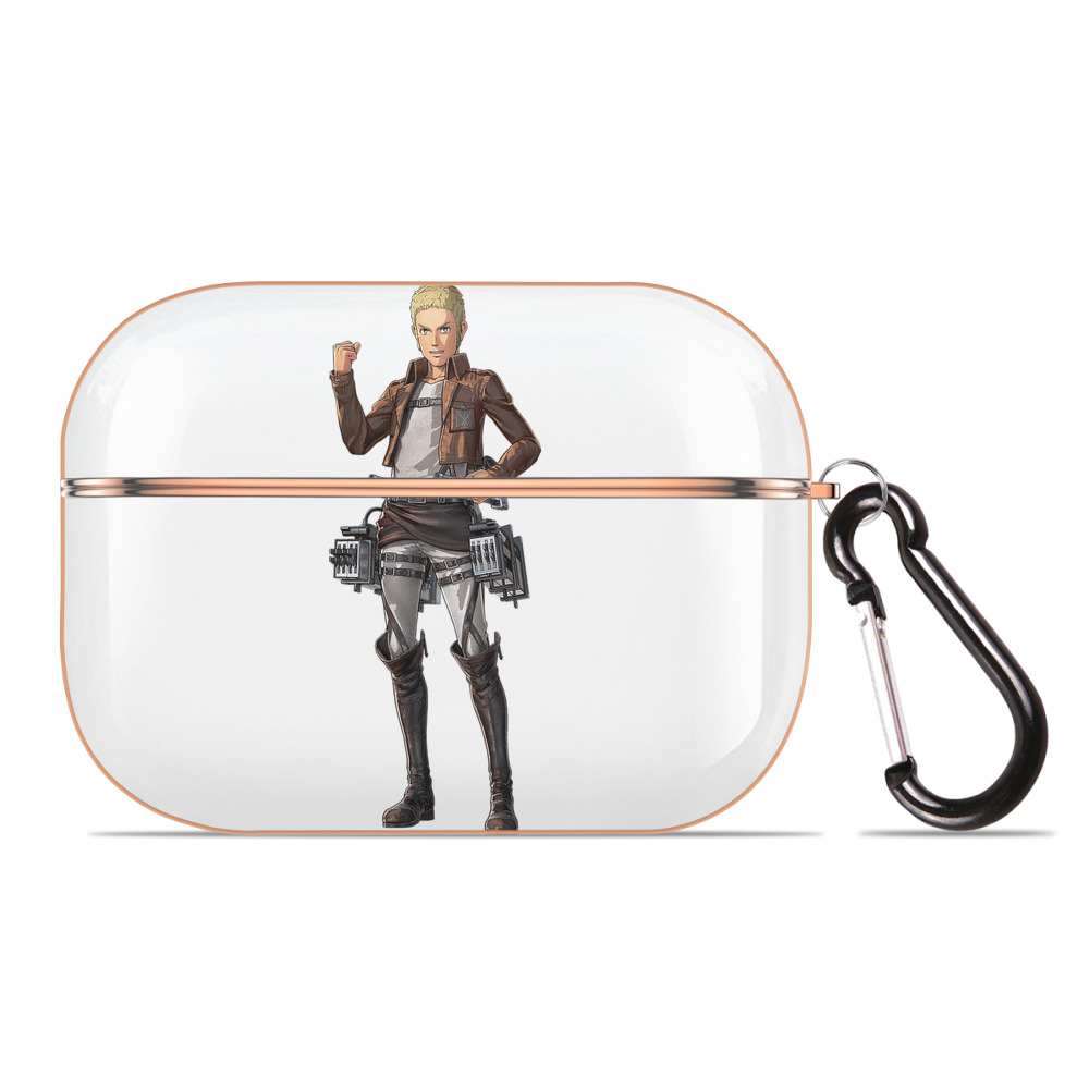 （画像用） 進撃の巨人 ライナー・ブラウン Attack on Titan Reiner Braun 【AirPods Pro用】ハードシェル保護ケース｜耐衝撃・防指紋・カラビナ付き商品仕様