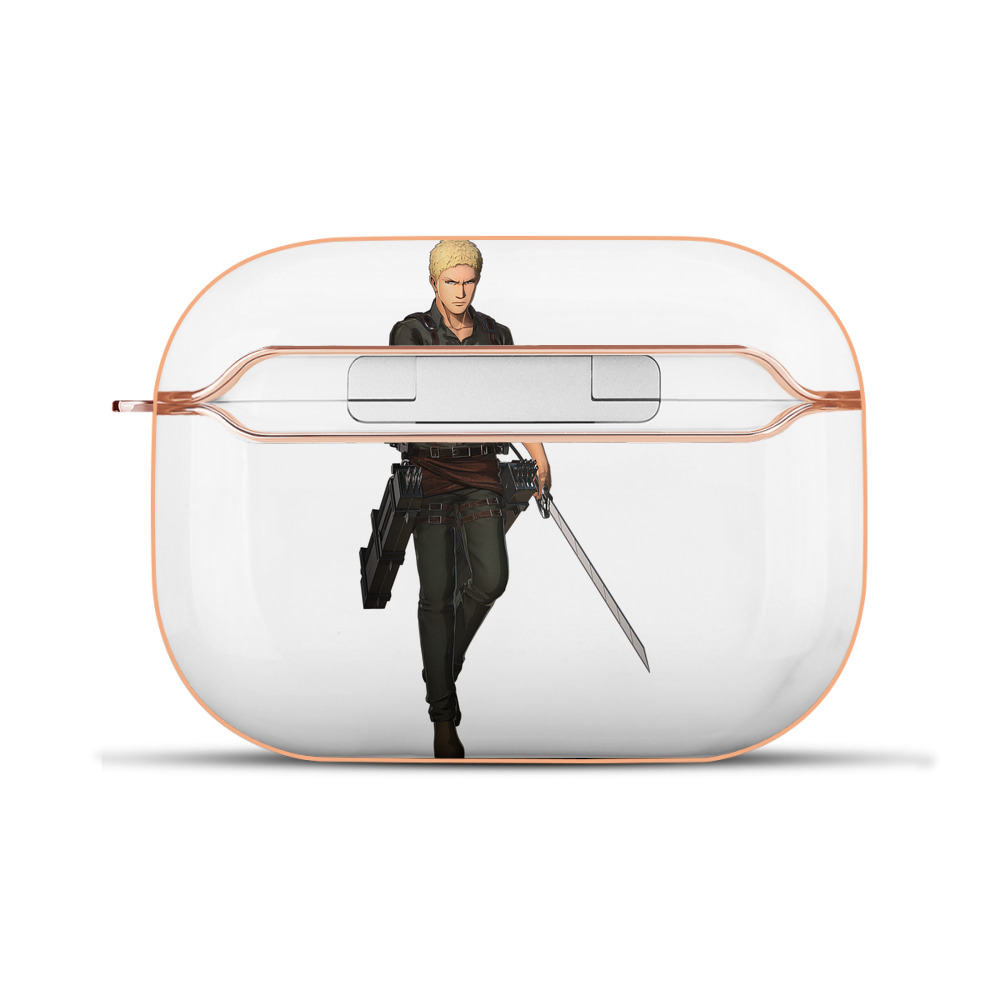 （画像用） 進撃の巨人 ライナー・ブラウン Attack on Titan Reiner Braun 【AirPods Pro用】ハードシェル保護ケース｜耐衝撃・防指紋・カラビナ付き商品仕様