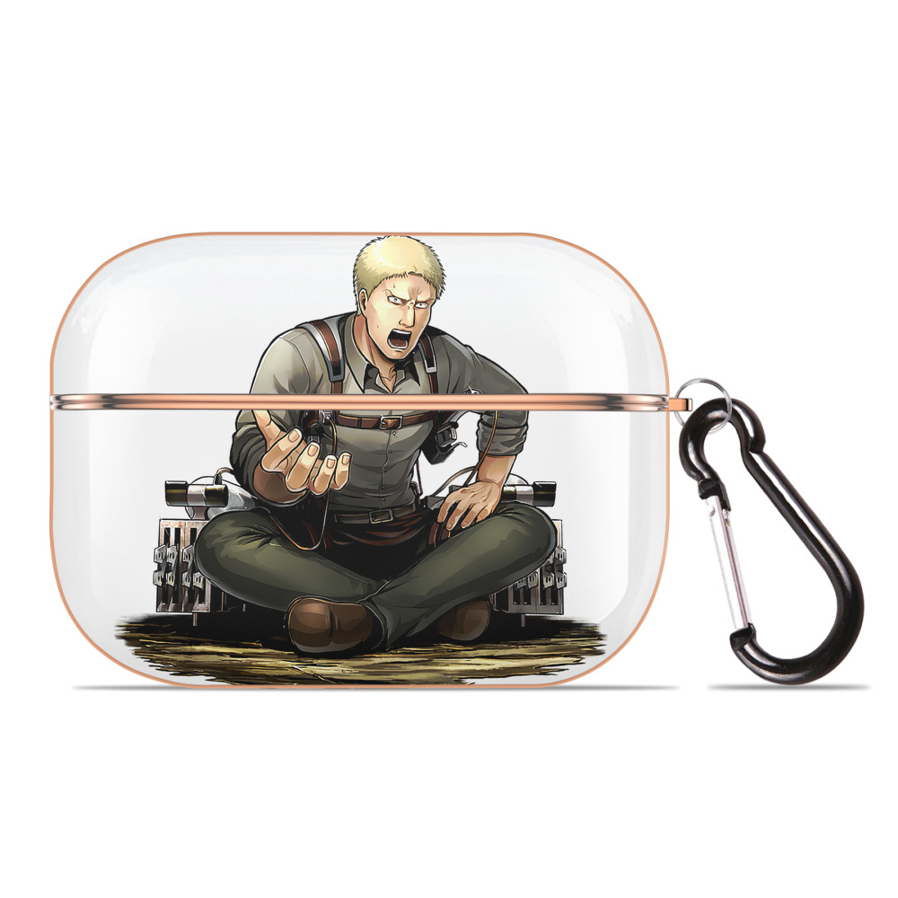 （画像用） 進撃の巨人 ライナー・ブラウン Attack on Titan Reiner Braun 【AirPods Pro用】ハードシェル保護ケース｜耐衝撃・防指紋・カラビナ付き商品仕様