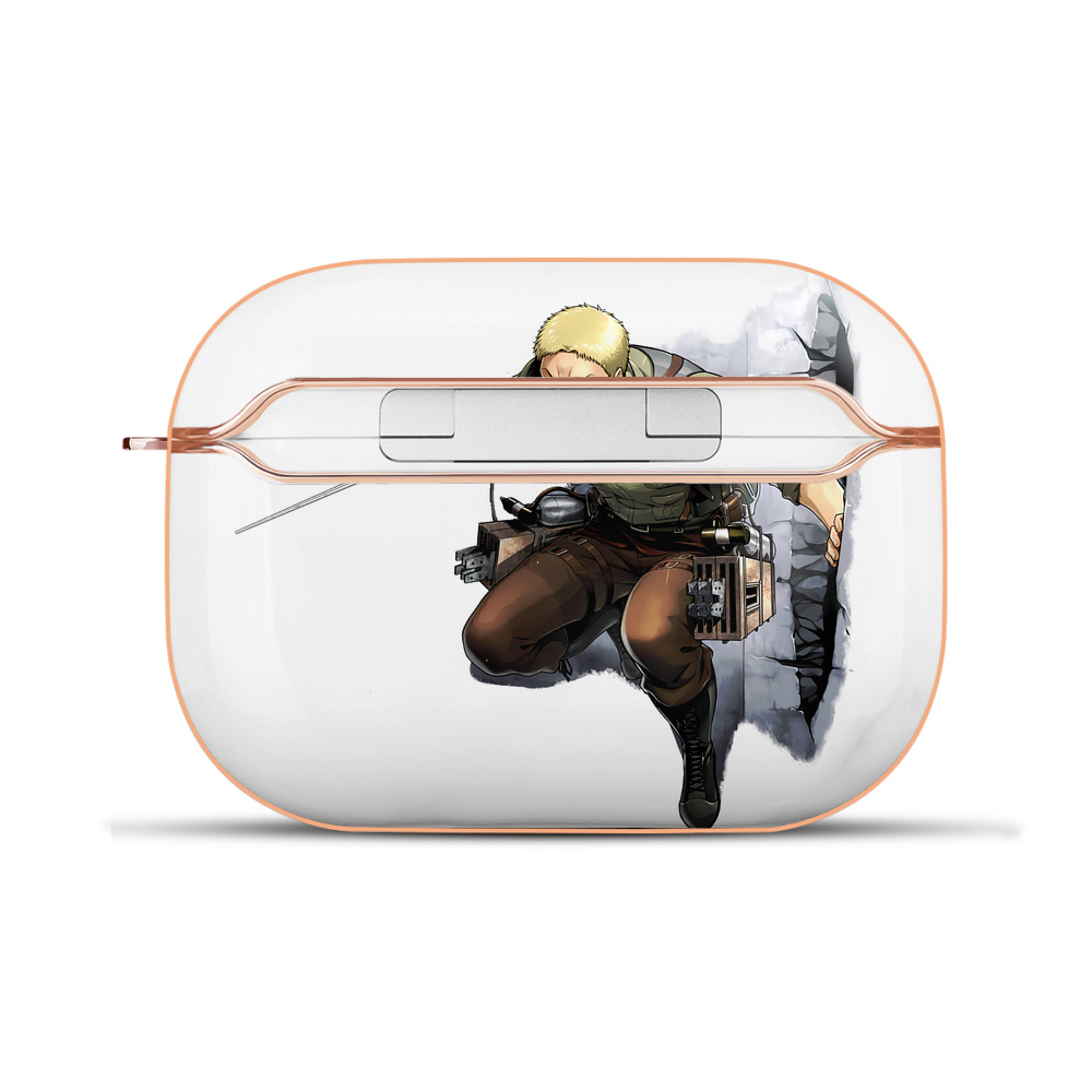 （画像用） 進撃の巨人 ライナー・ブラウン Attack on Titan Reiner Braun 【AirPods Pro用】ハードシェル保護ケース｜耐衝撃・防指紋・カラビナ付き商品仕様