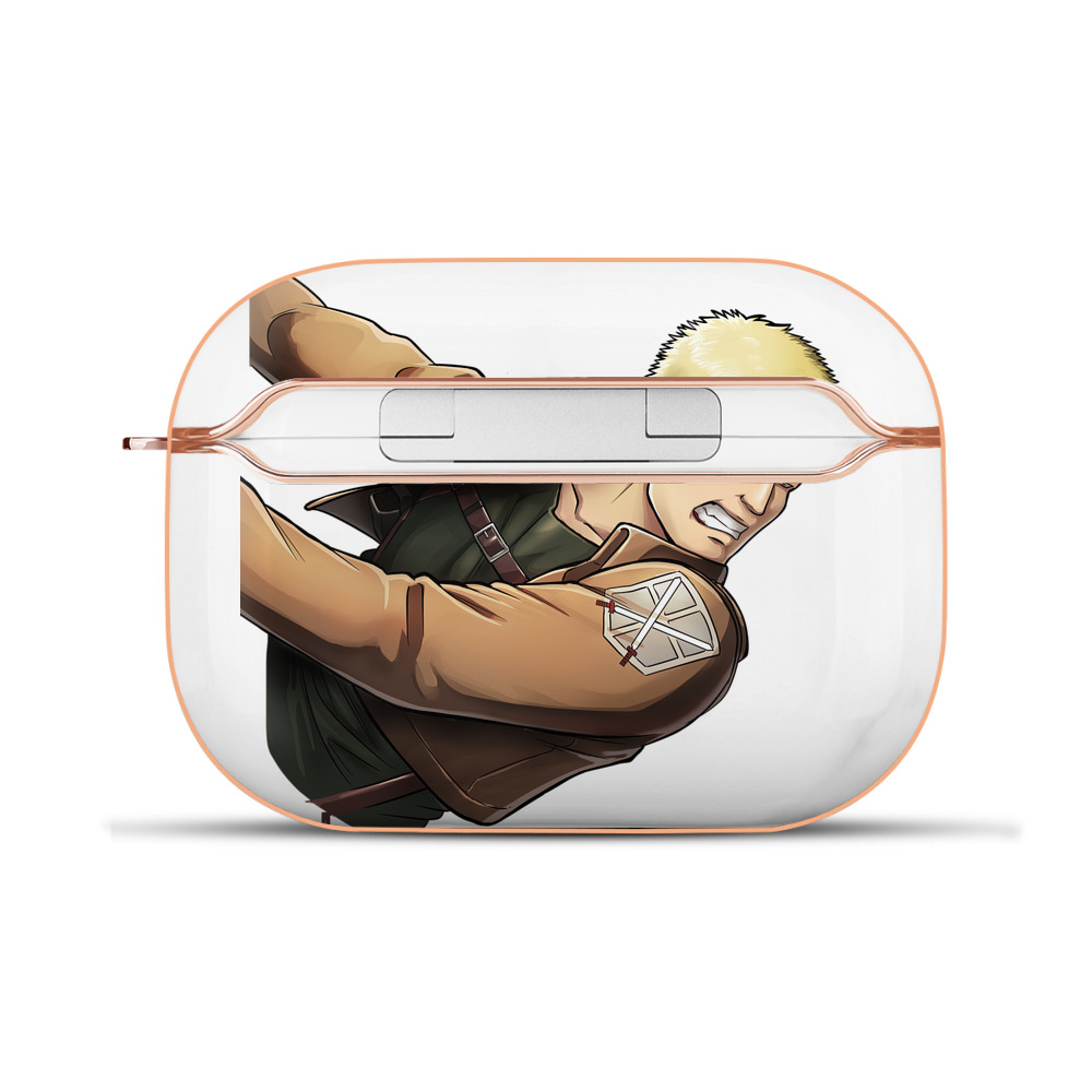 （画像用） 進撃の巨人 ライナー・ブラウン Attack on Titan Reiner Braun 【AirPods Pro用】ハードシェル保護ケース｜耐衝撃・防指紋・カラビナ付き商品仕様
