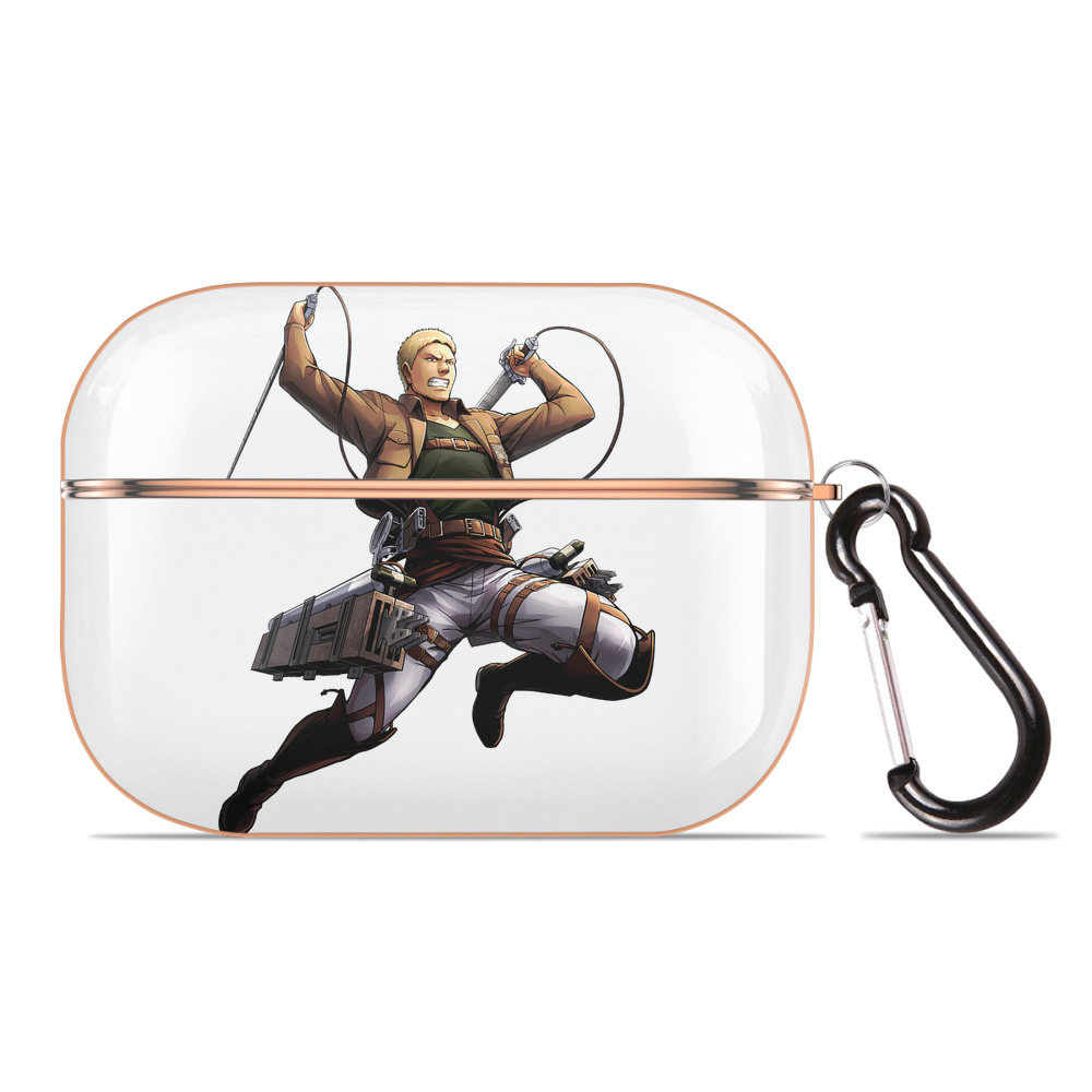 （画像用） 進撃の巨人 ライナー・ブラウン Attack on Titan Reiner Braun 【AirPods Pro用】ハードシェル保護ケース｜耐衝撃・防指紋・カラビナ付き商品仕様