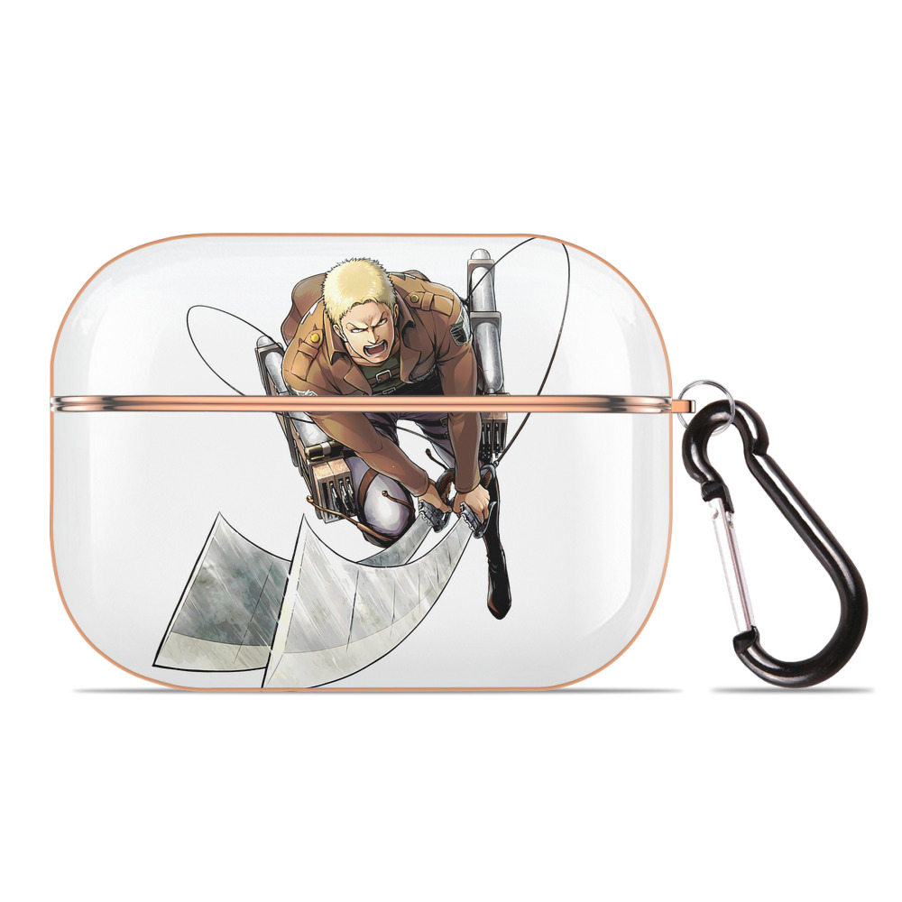 （画像用） 進撃の巨人 ライナー・ブラウン Attack on Titan Reiner Braun 【AirPods Pro用】ハードシェル保護ケース｜耐衝撃・防指紋・カラビナ付き商品仕様