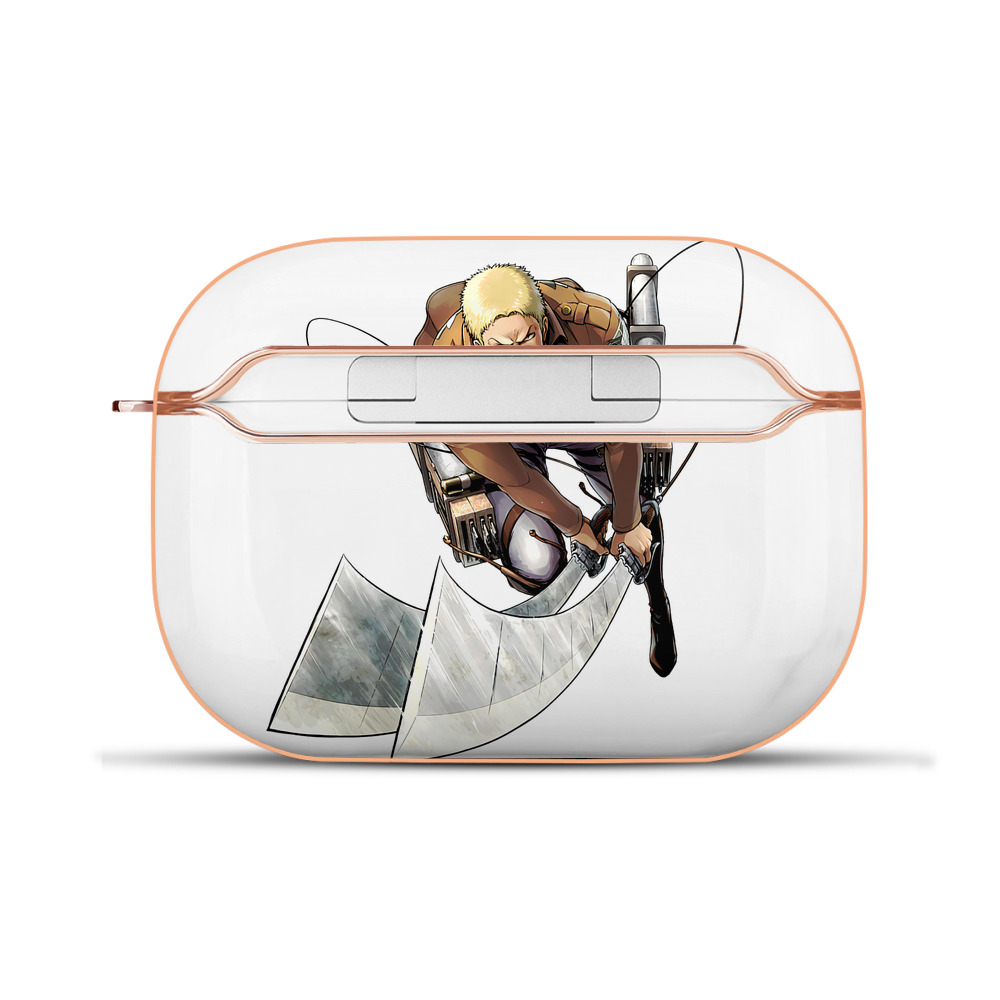 （画像用） 進撃の巨人 ライナー・ブラウン Attack on Titan Reiner Braun 【AirPods Pro用】ハードシェル保護ケース｜耐衝撃・防指紋・カラビナ付き商品仕様