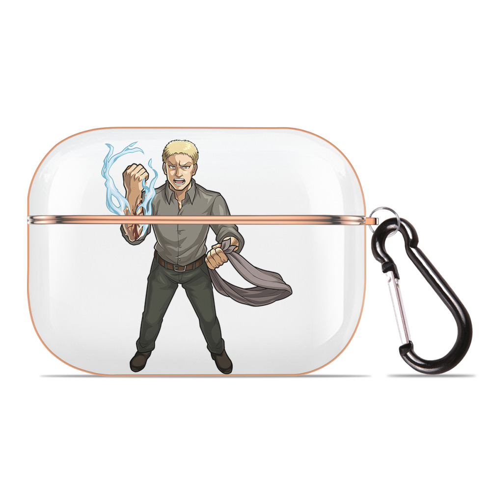 （画像用） 進撃の巨人 ライナー・ブラウン Attack on Titan Reiner Braun 【AirPods Pro用】ハードシェル保護ケース｜耐衝撃・防指紋・カラビナ付き商品仕様