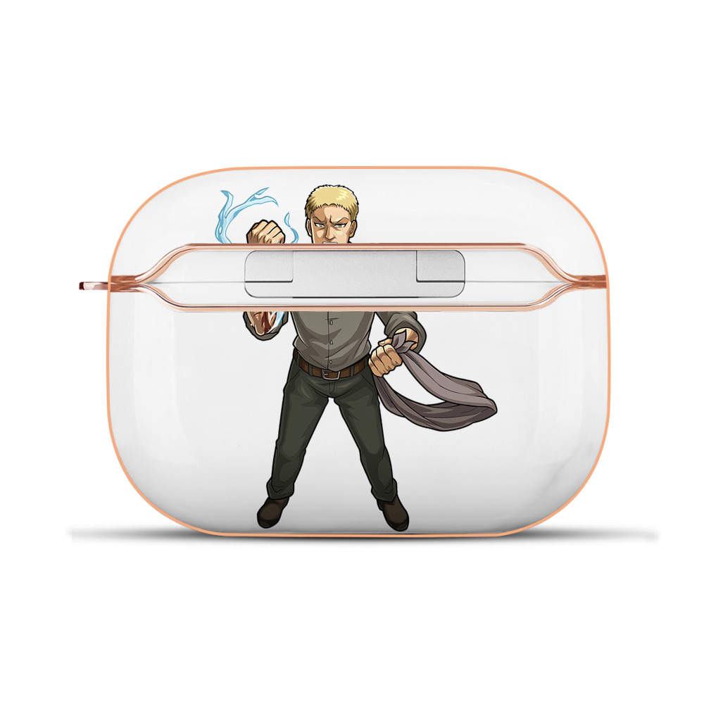 （画像用） 進撃の巨人 ライナー・ブラウン Attack on Titan Reiner Braun 【AirPods Pro用】ハードシェル保護ケース｜耐衝撃・防指紋・カラビナ付き商品仕様