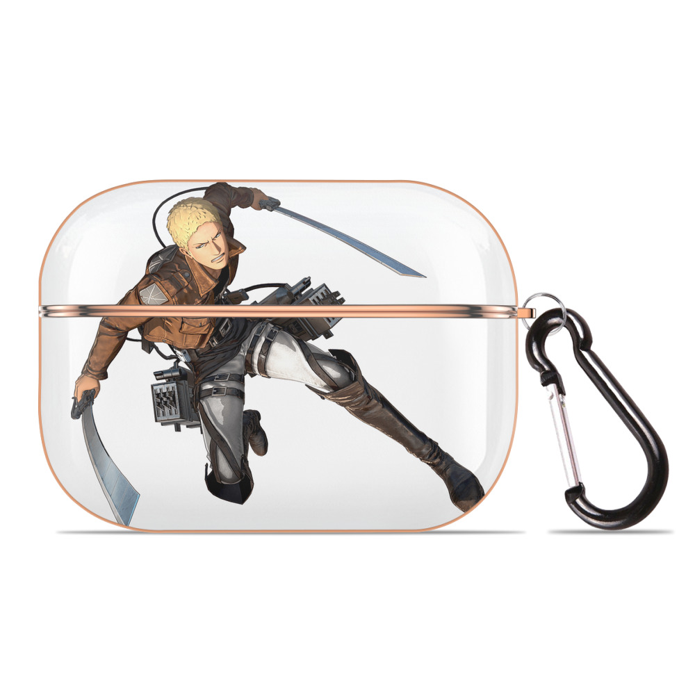 （画像用） 進撃の巨人 ライナー・ブラウン Attack on Titan Reiner Braun 【AirPods Pro用】ハードシェル保護ケース｜耐衝撃・防指紋・カラビナ付き商品仕様