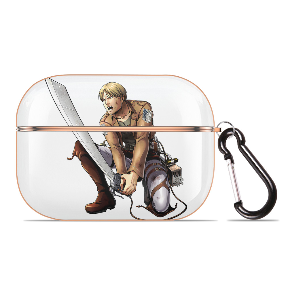 （画像用） 進撃の巨人 ミケ·ザカリアス Attack on Titan Mike Zakarius 【AirPods Pro用】ハードシェル保護ケース｜耐衝撃・防指紋・カラビナ付き商品仕様