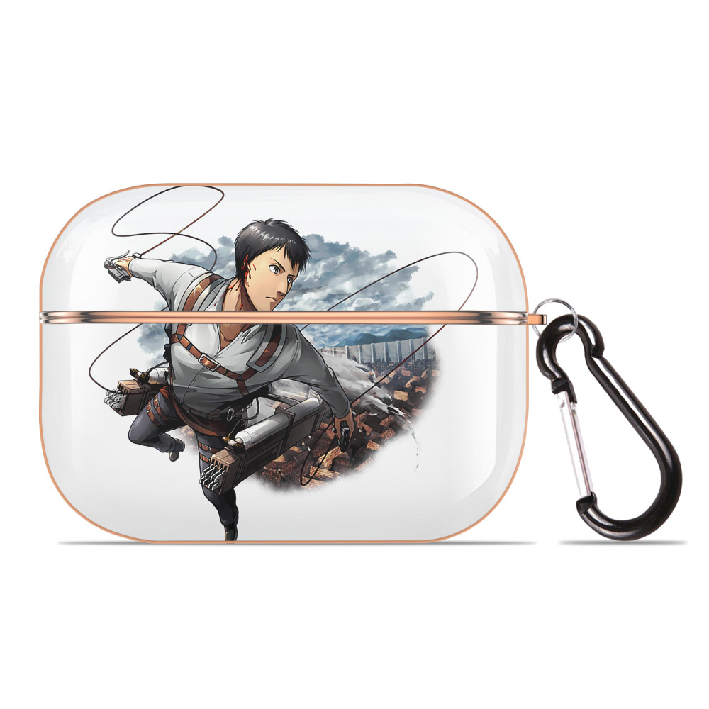 （画像用） 進撃の巨人 ベルトルト・フーバー Attack on Titan Bertholdt Hoover 【AirPods Pro用】ハードシェル保護ケース｜耐衝撃・防指紋・カラビナ付き商品仕様