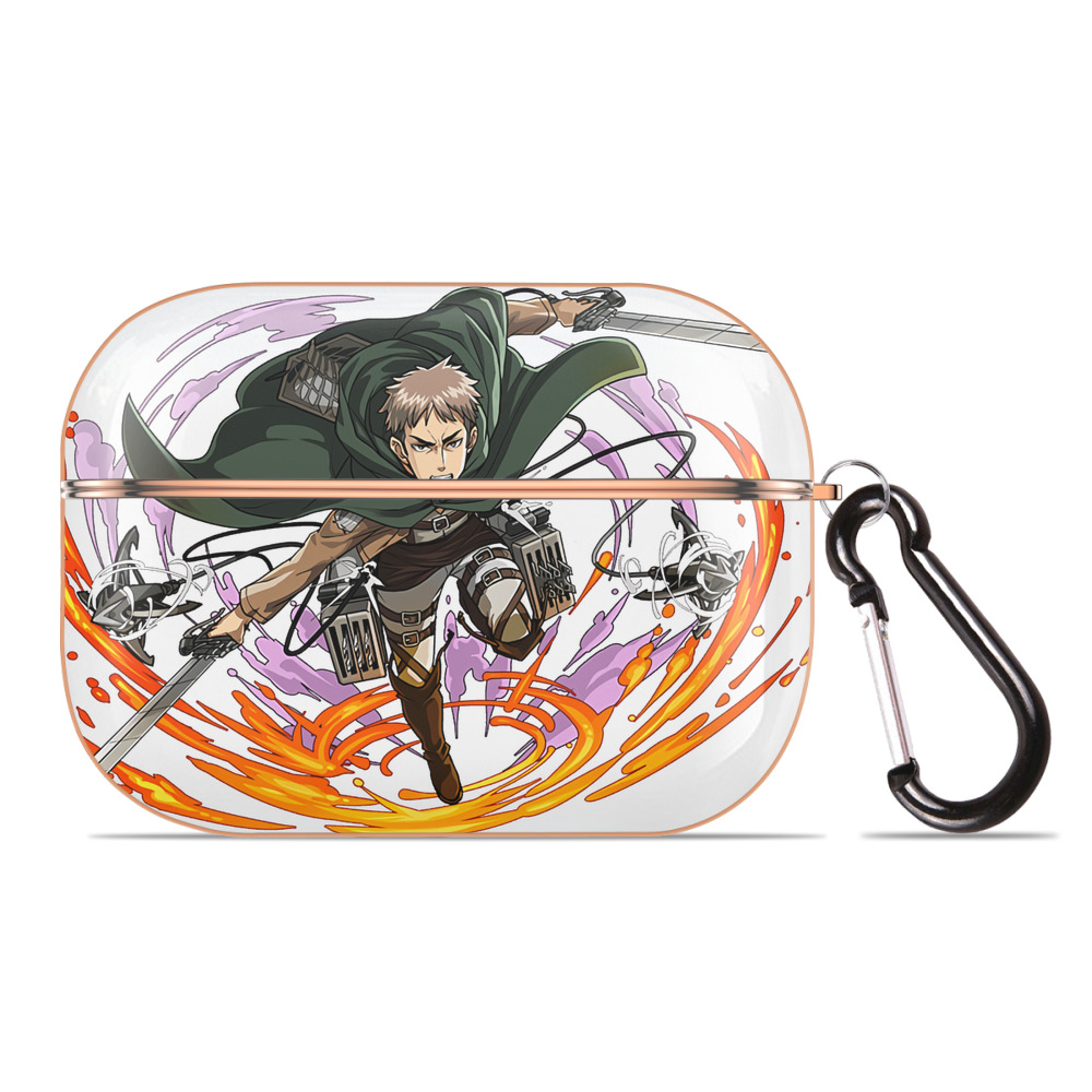 （画像用） 進撃の巨人 ジャン・キルシュタイン Attack on Titan Jean Kirstein 【AirPods Pro用】ハードシェル保護ケース｜耐衝撃・防指紋・カラビナ付き商品仕様
