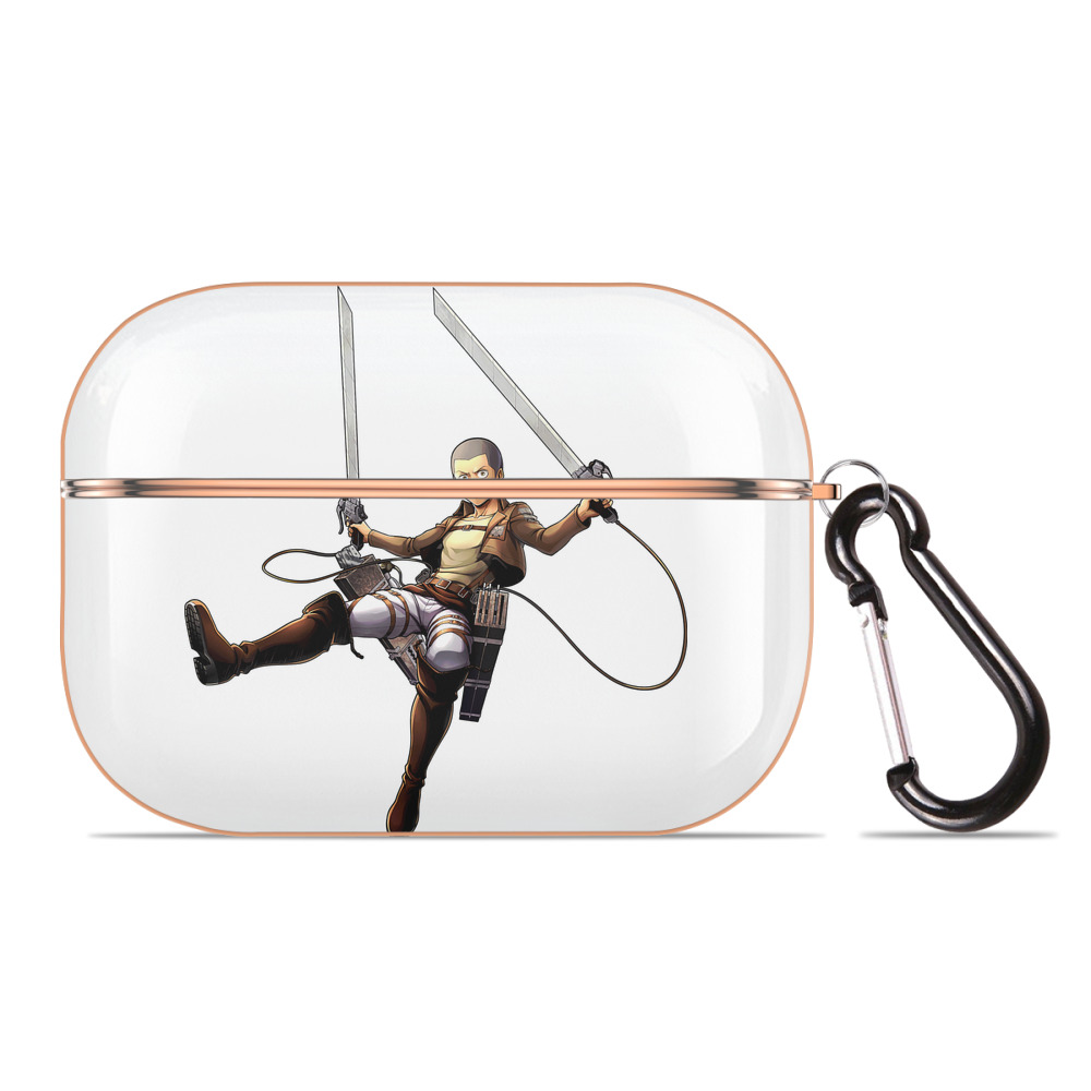 （画像用） 進撃の巨人 コニー·スプリンガー Attack on Titan Connie Springer 【AirPods Pro用】ハードシェル保護ケース｜耐衝撃・防指紋・カラビナ付き商品仕様