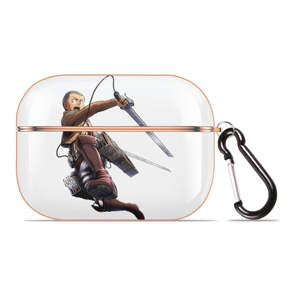 （画像用） 進撃の巨人 コニー·スプリンガー Attack on Titan Connie Springer 【AirPods Pro用】ハードシェル保護ケース｜耐衝撃・防指紋・カラビナ付き商品仕様