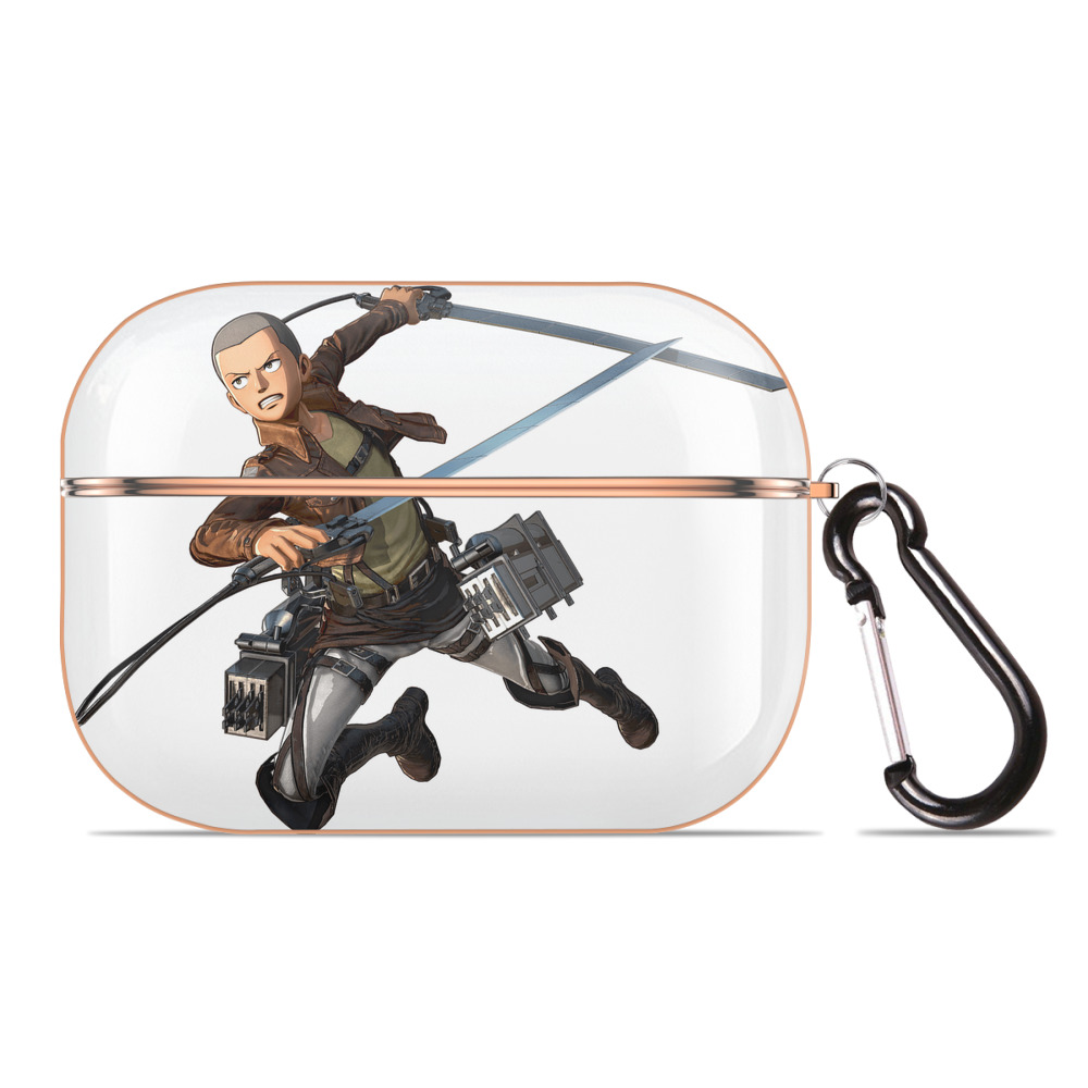 （画像用） 進撃の巨人 コニー·スプリンガー Attack on Titan Connie Springer 【AirPods Pro用】ハードシェル保護ケース｜耐衝撃・防指紋・カラビナ付き商品仕様
