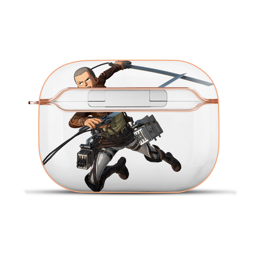 （画像用） 進撃の巨人 コニー·スプリンガー Attack on Titan Connie Springer 【AirPods Pro用】ハードシェル保護ケース｜耐衝撃・防指紋・カラビナ付き商品仕様
