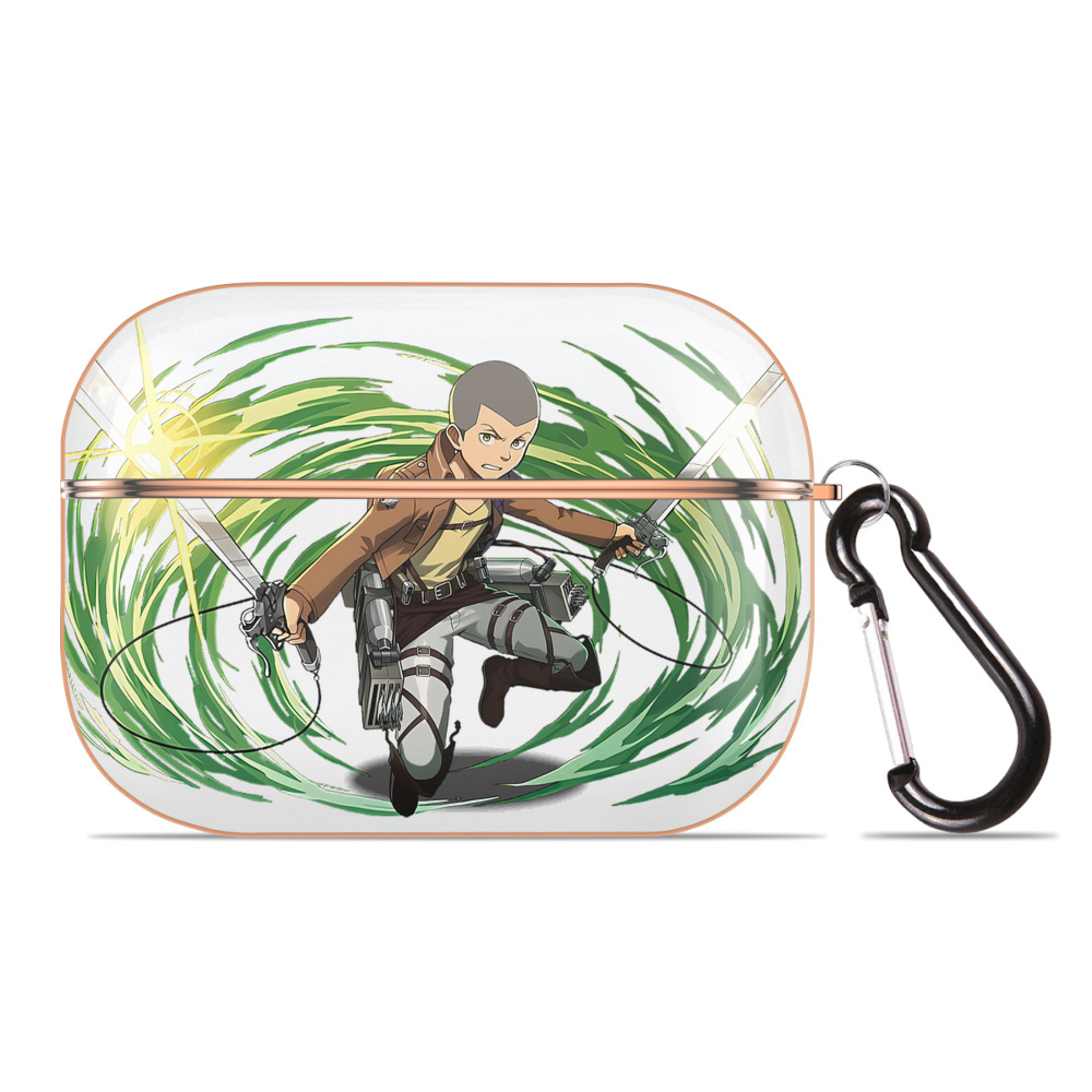 （画像用） 進撃の巨人 コニー·スプリンガー Attack on Titan Connie Springer 【AirPods Pro用】ハードシェル保護ケース｜耐衝撃・防指紋・カラビナ付き商品仕様