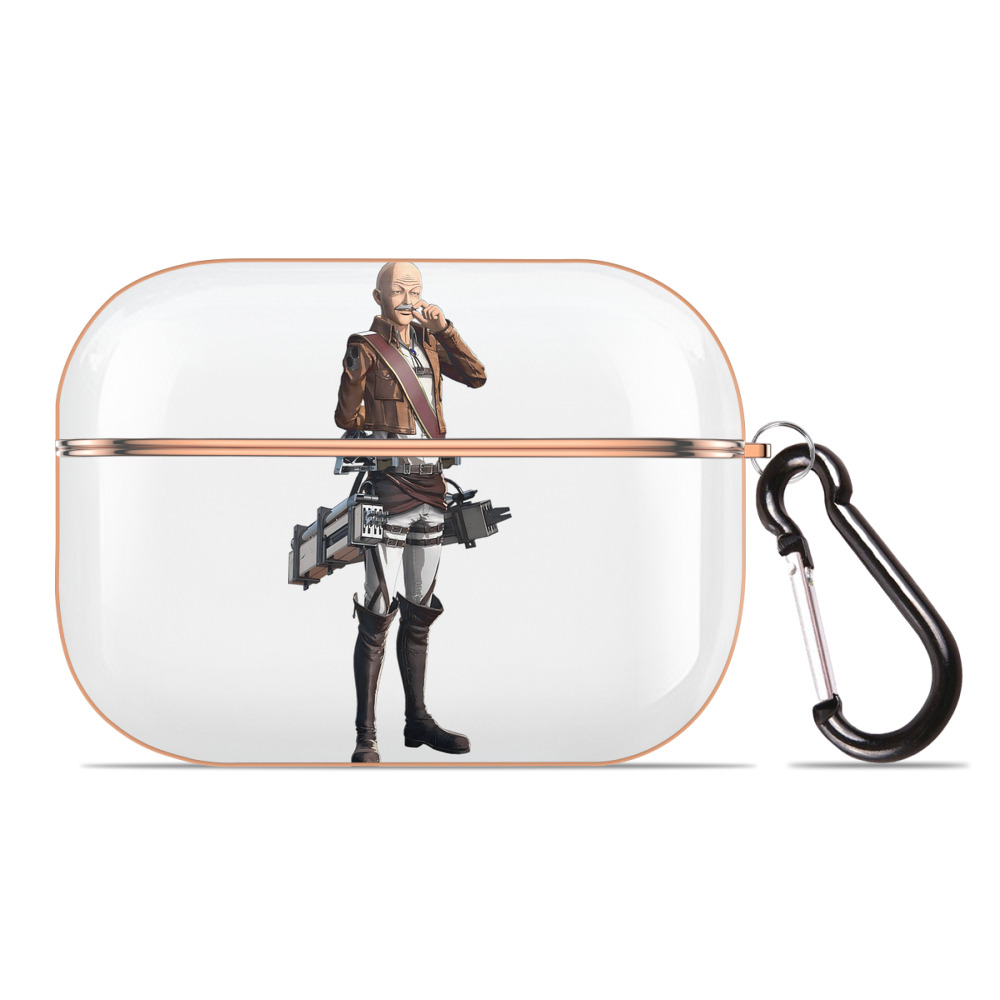（画像用） 進撃の巨人 ドット·ピクシス Attack on Titan Dot Pixis 【AirPods Pro用】ハードシェル保護ケース｜耐衝撃・防指紋・カラビナ付き商品仕様