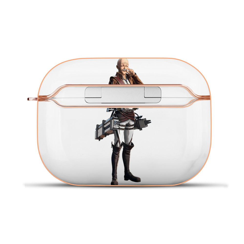 （画像用） 進撃の巨人 ドット·ピクシス Attack on Titan Dot Pixis 【AirPods Pro用】ハードシェル保護ケース｜耐衝撃・防指紋・カラビナ付き商品仕様
