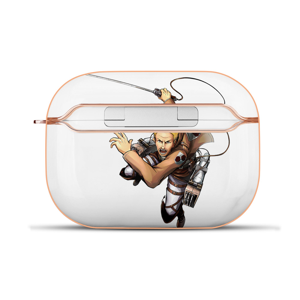 （画像用） 進撃の巨人 ハンネス Attack on Titan Hannes 【AirPods Pro用】ハードシェル保護ケース｜耐衝撃・防指紋・カラビナ付き商品仕様