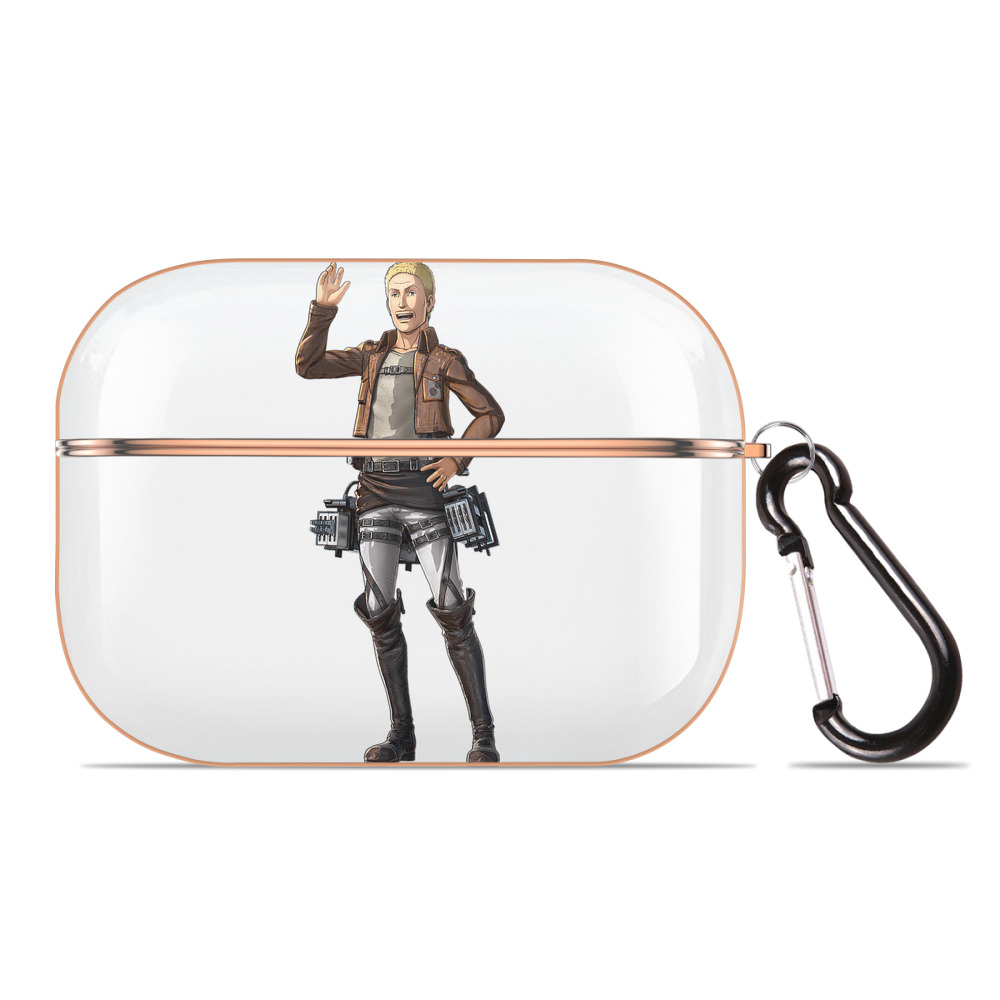 （画像用） 進撃の巨人 ハンネス Attack on Titan Hannes 【AirPods Pro用】ハードシェル保護ケース｜耐衝撃・防指紋・カラビナ付き商品仕様