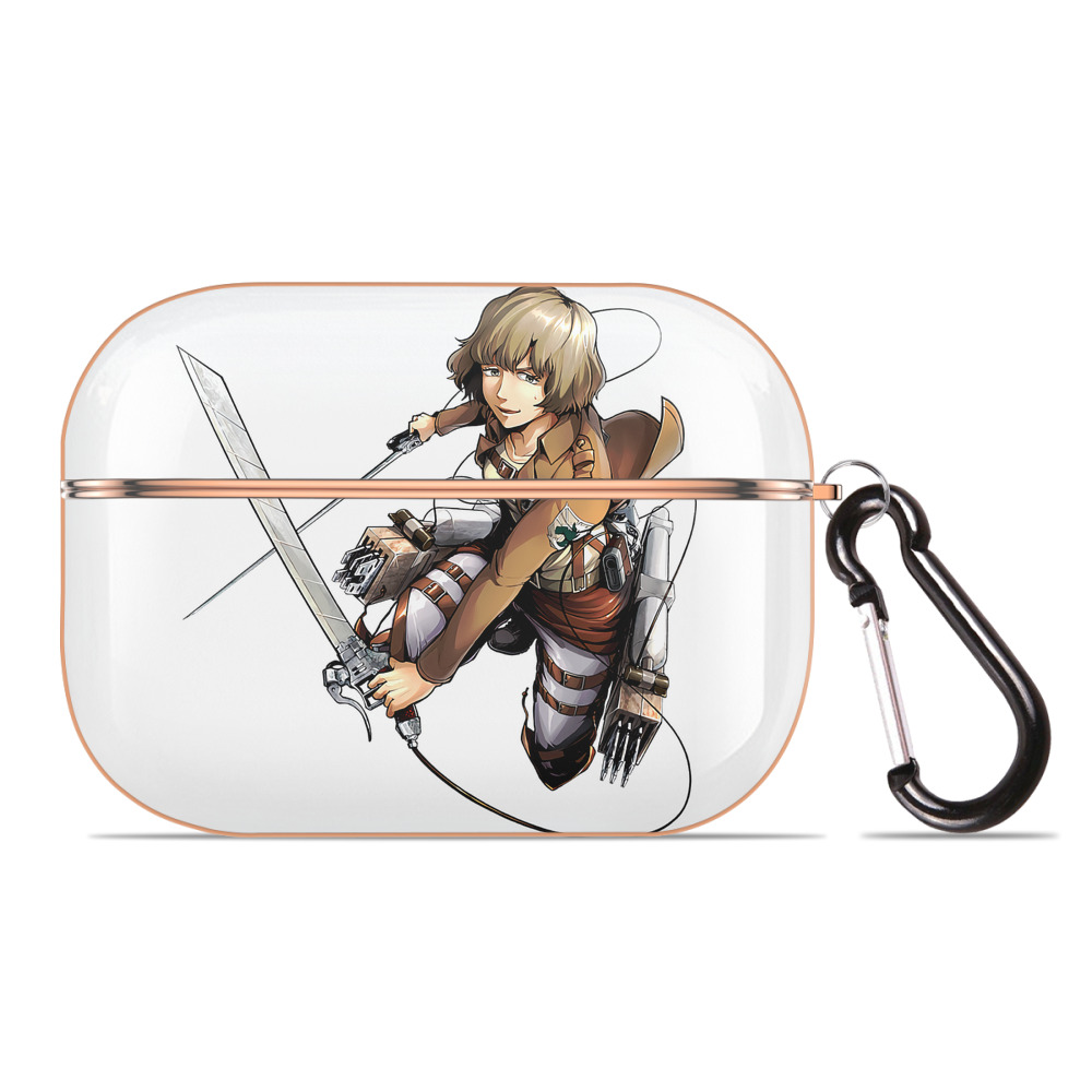 （画像用） 進撃の巨人 ヒツチ Attack on Titan Hitch 【AirPods Pro用】ハードシェル保護ケース｜耐衝撃・防指紋・カラビナ付き商品仕様