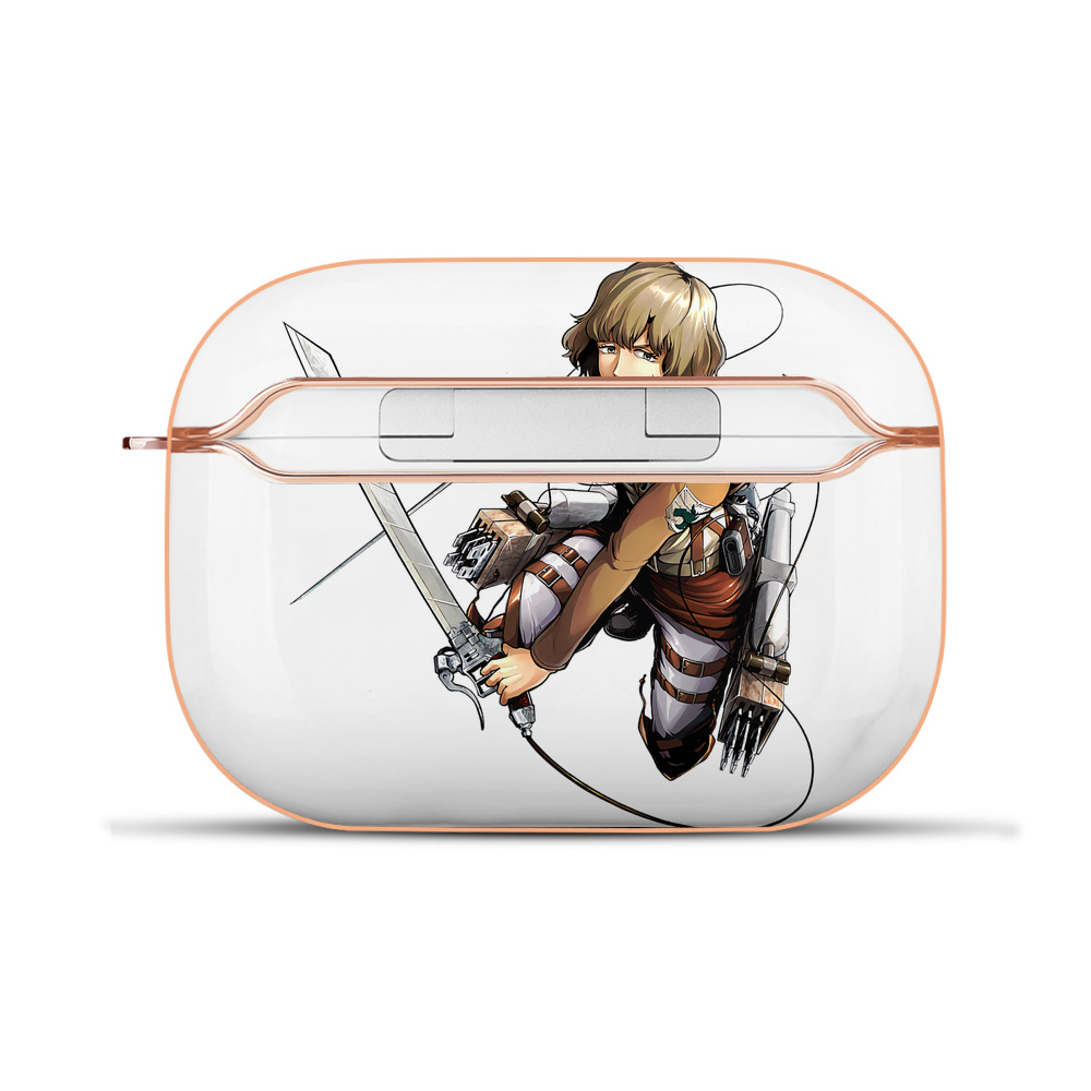 （画像用） 進撃の巨人 ヒツチ Attack on Titan Hitch 【AirPods Pro用】ハードシェル保護ケース｜耐衝撃・防指紋・カラビナ付き商品仕様