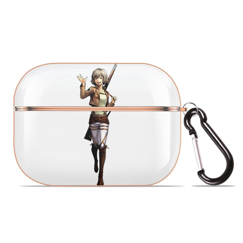 （画像用） 進撃の巨人 ヒツチ Attack on Titan Hitch 【AirPods Pro用】ハードシェル保護ケース｜耐衝撃・防指紋・カラビナ付き商品仕様