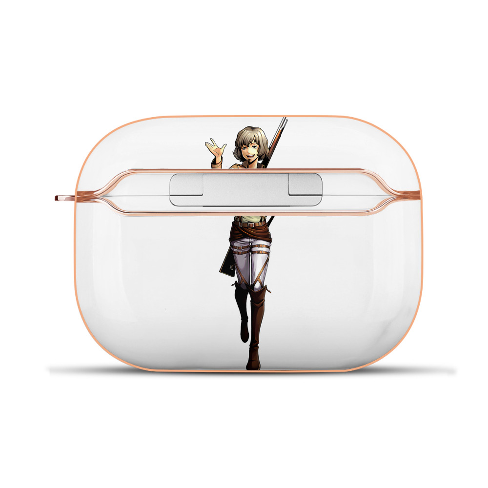 （画像用） 進撃の巨人 ヒツチ Attack on Titan Hitch 【AirPods Pro用】ハードシェル保護ケース｜耐衝撃・防指紋・カラビナ付き商品仕様