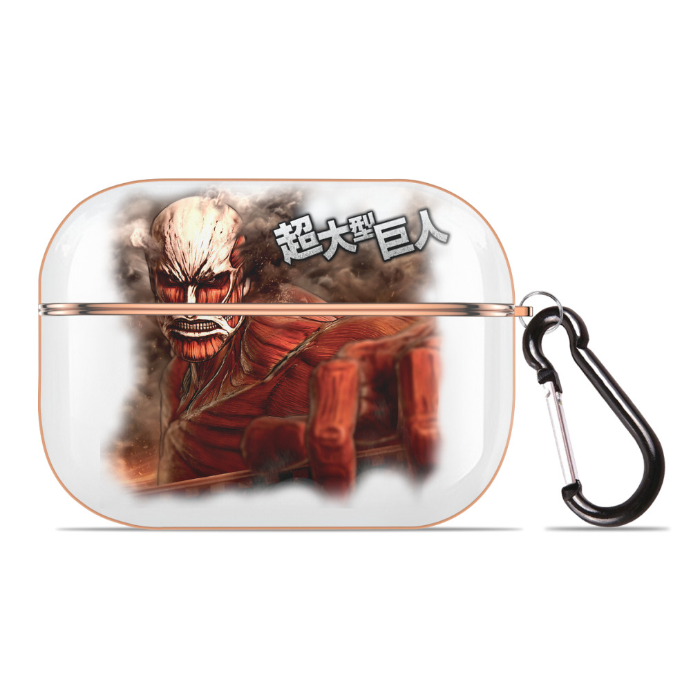 （画像用） 進撃の巨人 Attack on Titan 【AirPods Pro用】ハードシェル保護ケース｜耐衝撃・防指紋・カラビナ付き商品仕様
