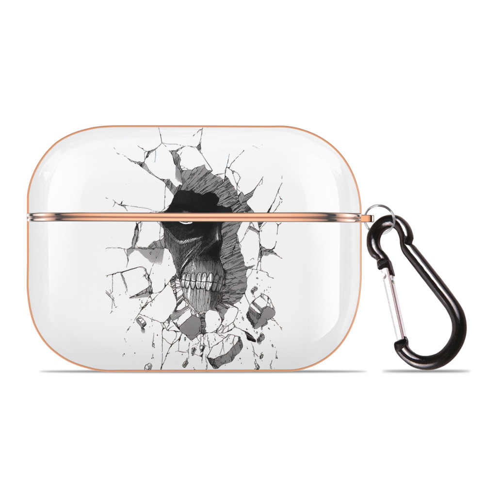 （画像用） 進撃の巨人 Attack on Titan 【AirPods Pro用】ハードシェル保護ケース｜耐衝撃・防指紋・カラビナ付き商品仕様