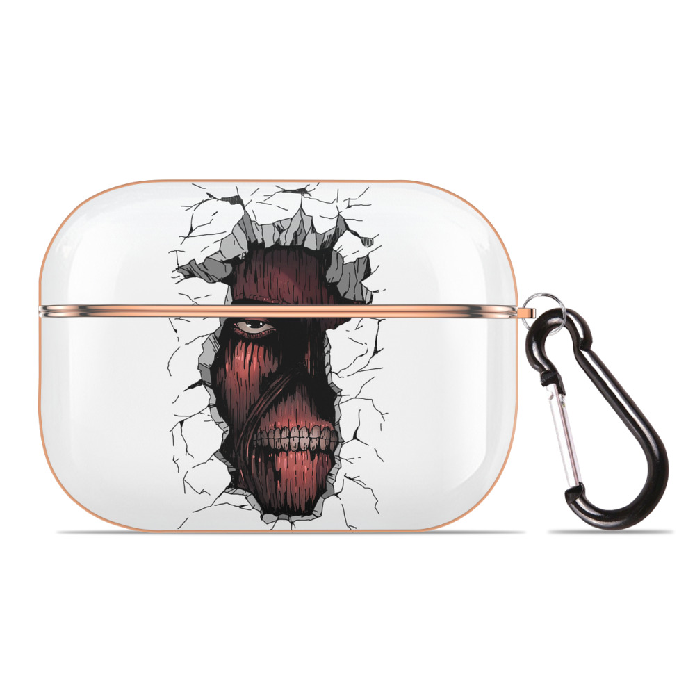 （画像用） 進撃の巨人 Attack on Titan 【AirPods Pro用】ハードシェル保護ケース｜耐衝撃・防指紋・カラビナ付き商品仕様
