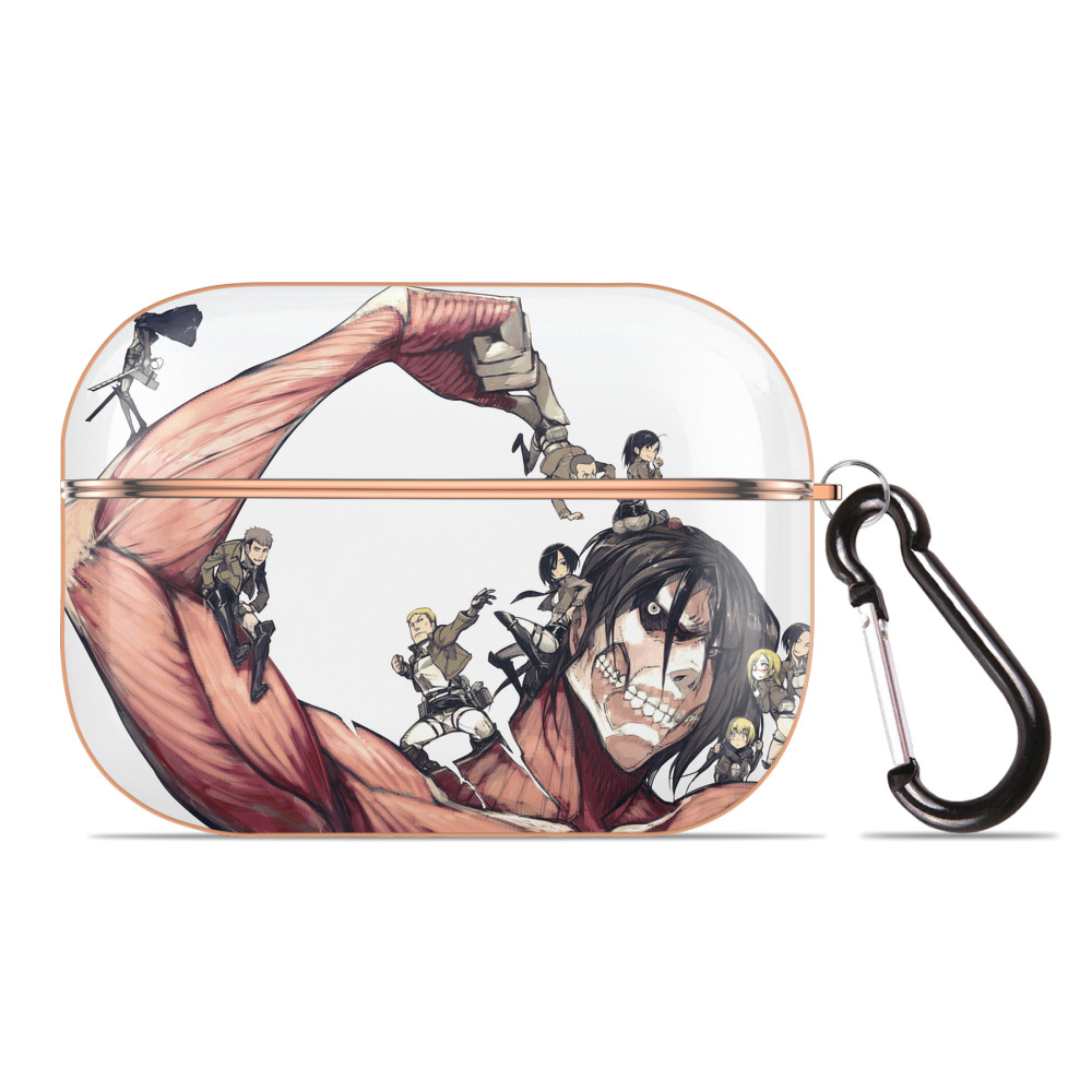 （画像用） 進撃の巨人 Attack on Titan 【AirPods Pro用】ハードシェル保護ケース｜耐衝撃・防指紋・カラビナ付き商品仕様