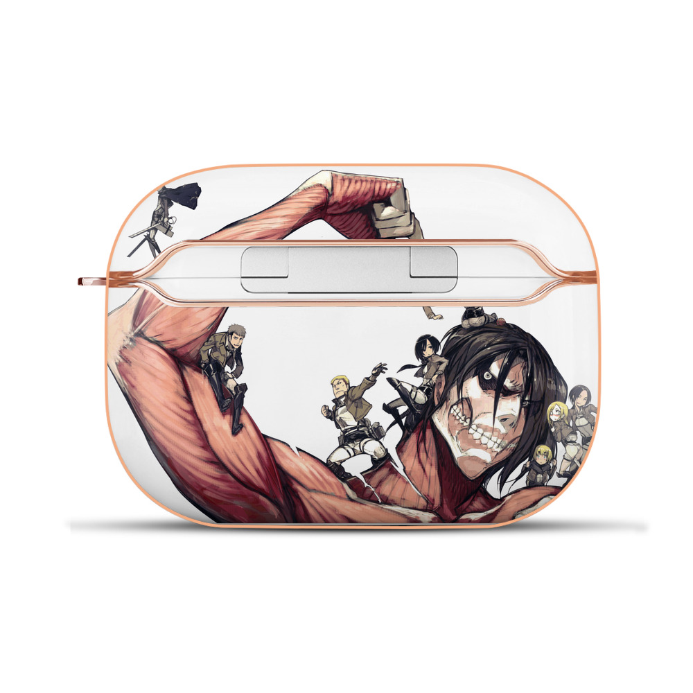 （画像用） 進撃の巨人 Attack on Titan 【AirPods Pro用】ハードシェル保護ケース｜耐衝撃・防指紋・カラビナ付き商品仕様