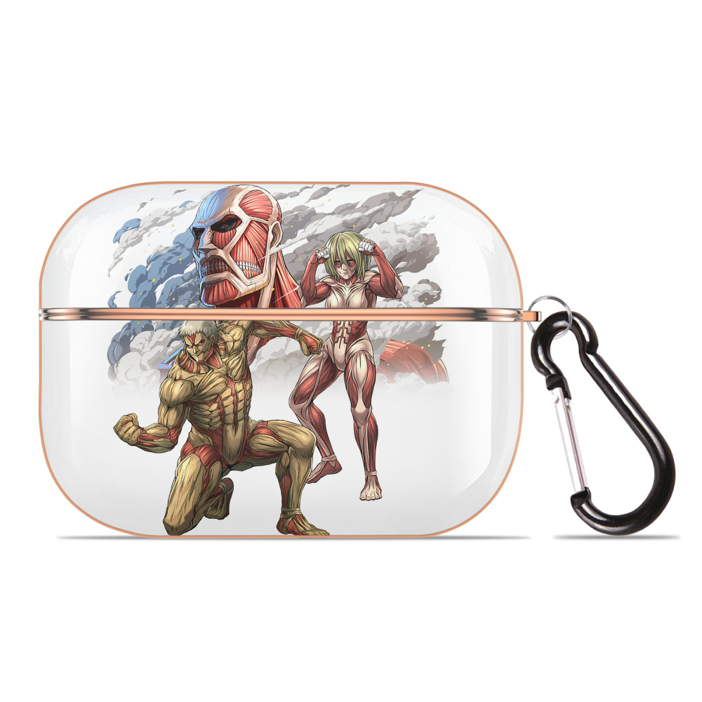 （画像用） 進撃の巨人 Attack on Titan 【AirPods Pro用】ハードシェル保護ケース｜耐衝撃・防指紋・カラビナ付き商品仕様