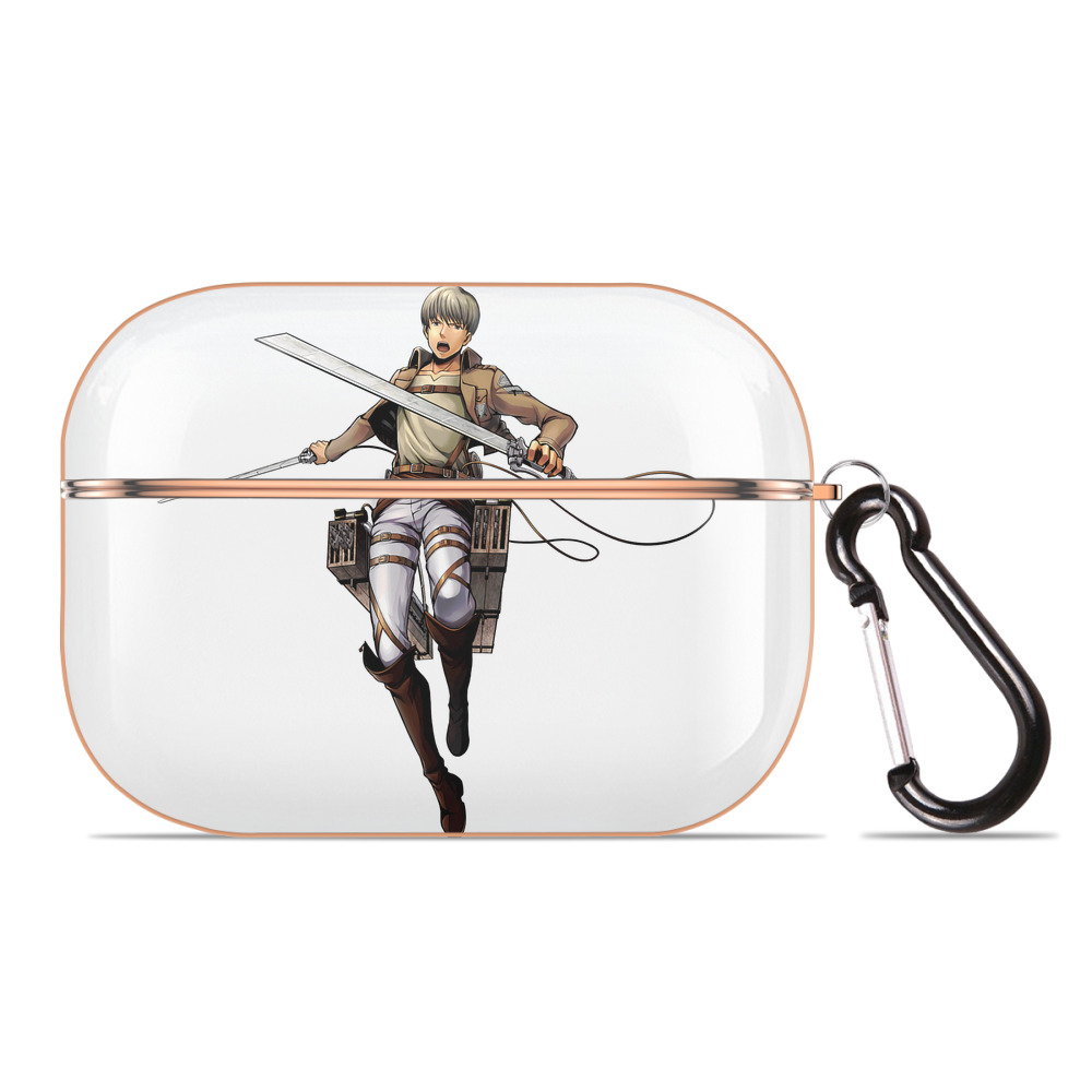 （画像用） 進撃の巨人 Attack on Titan 【AirPods Pro用】ハードシェル保護ケース｜耐衝撃・防指紋・カラビナ付き商品仕様