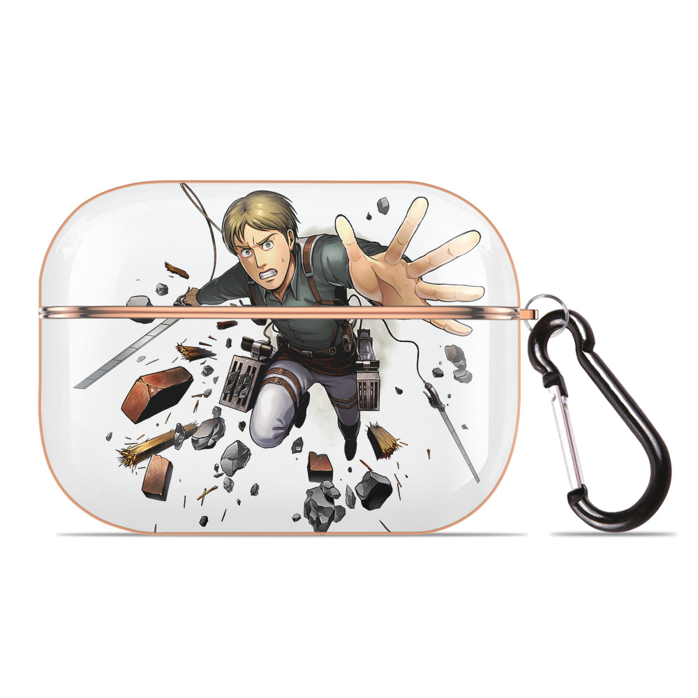 （画像用） 進撃の巨人 Attack on Titan 【AirPods Pro用】ハードシェル保護ケース｜耐衝撃・防指紋・カラビナ付き商品仕様