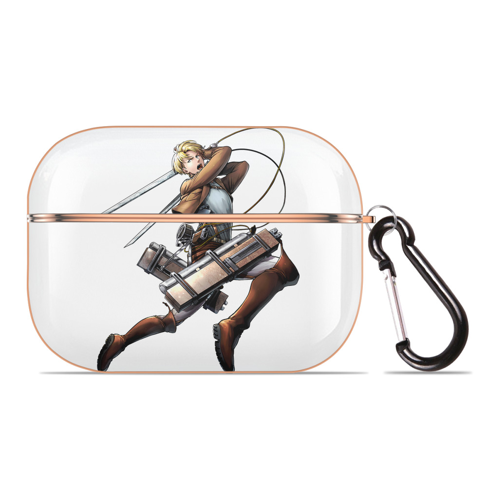 （画像用） 進撃の巨人 Attack on Titan 【AirPods Pro用】ハードシェル保護ケース｜耐衝撃・防指紋・カラビナ付き商品仕様
