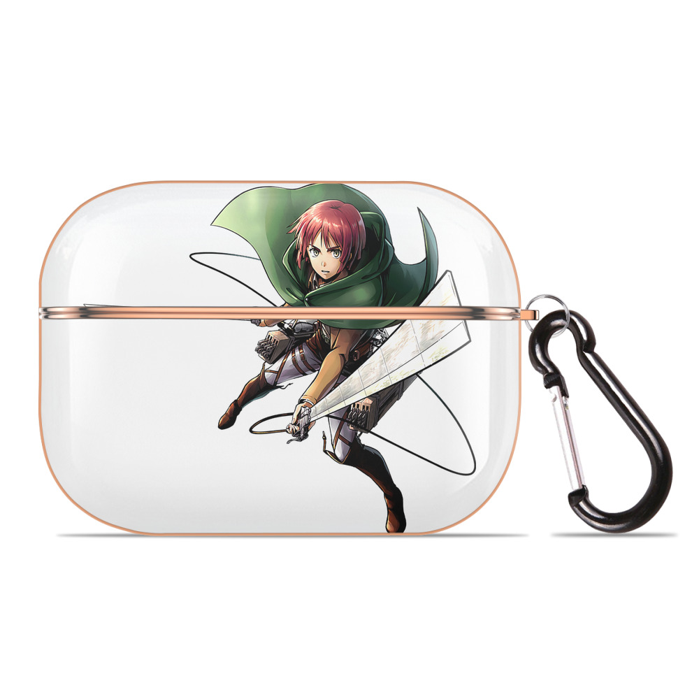 （画像用） 進撃の巨人 Attack on Titan 【AirPods Pro用】ハードシェル保護ケース｜耐衝撃・防指紋・カラビナ付き商品仕様