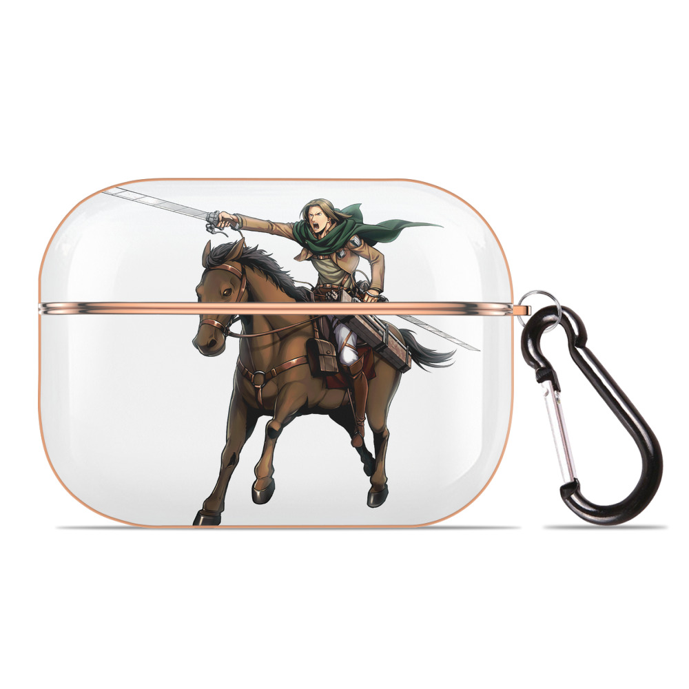 （画像用） 進撃の巨人 Attack on Titan 【AirPods Pro用】ハードシェル保護ケース｜耐衝撃・防指紋・カラビナ付き商品仕様